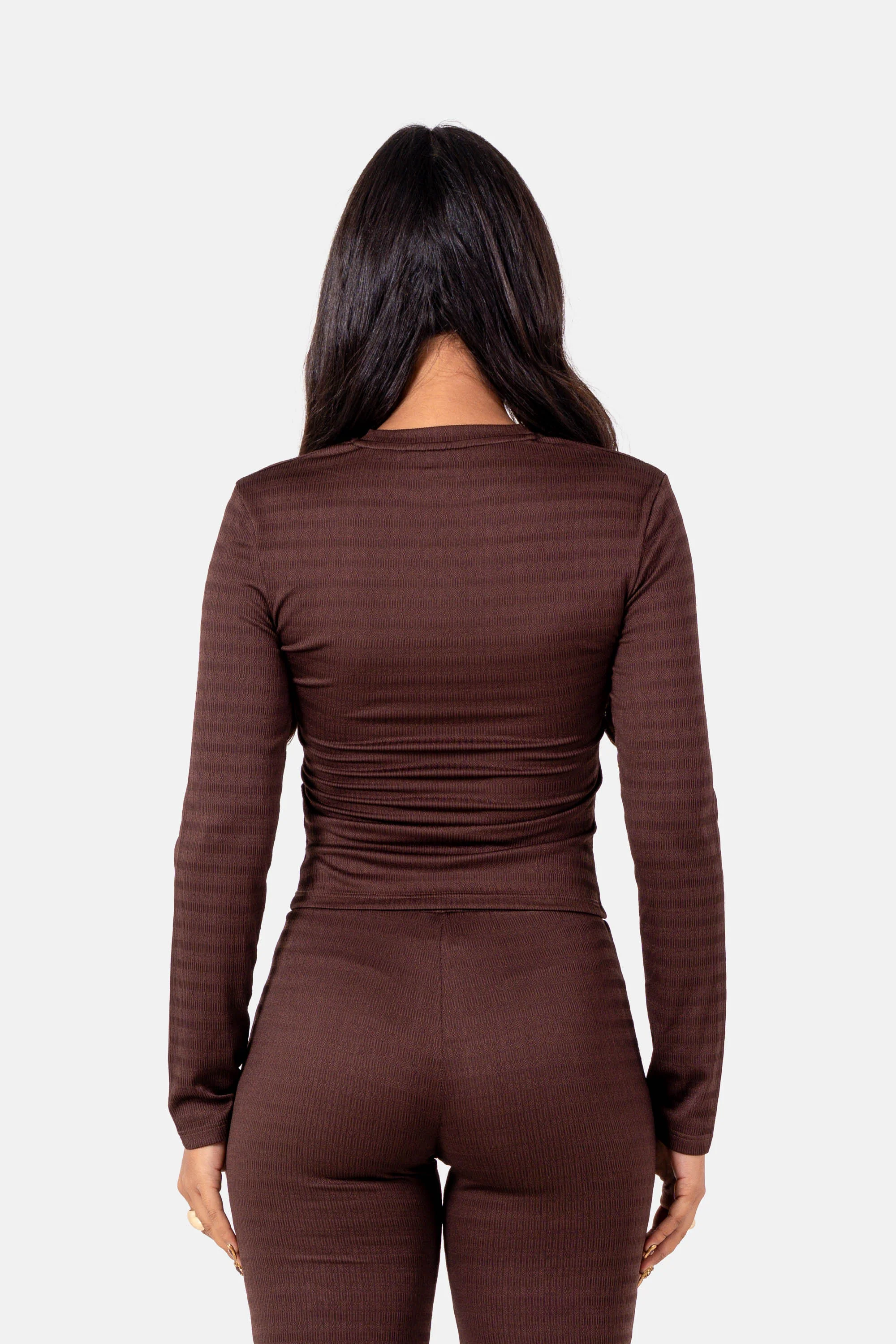 6 HEART textured l/s top - Image 5