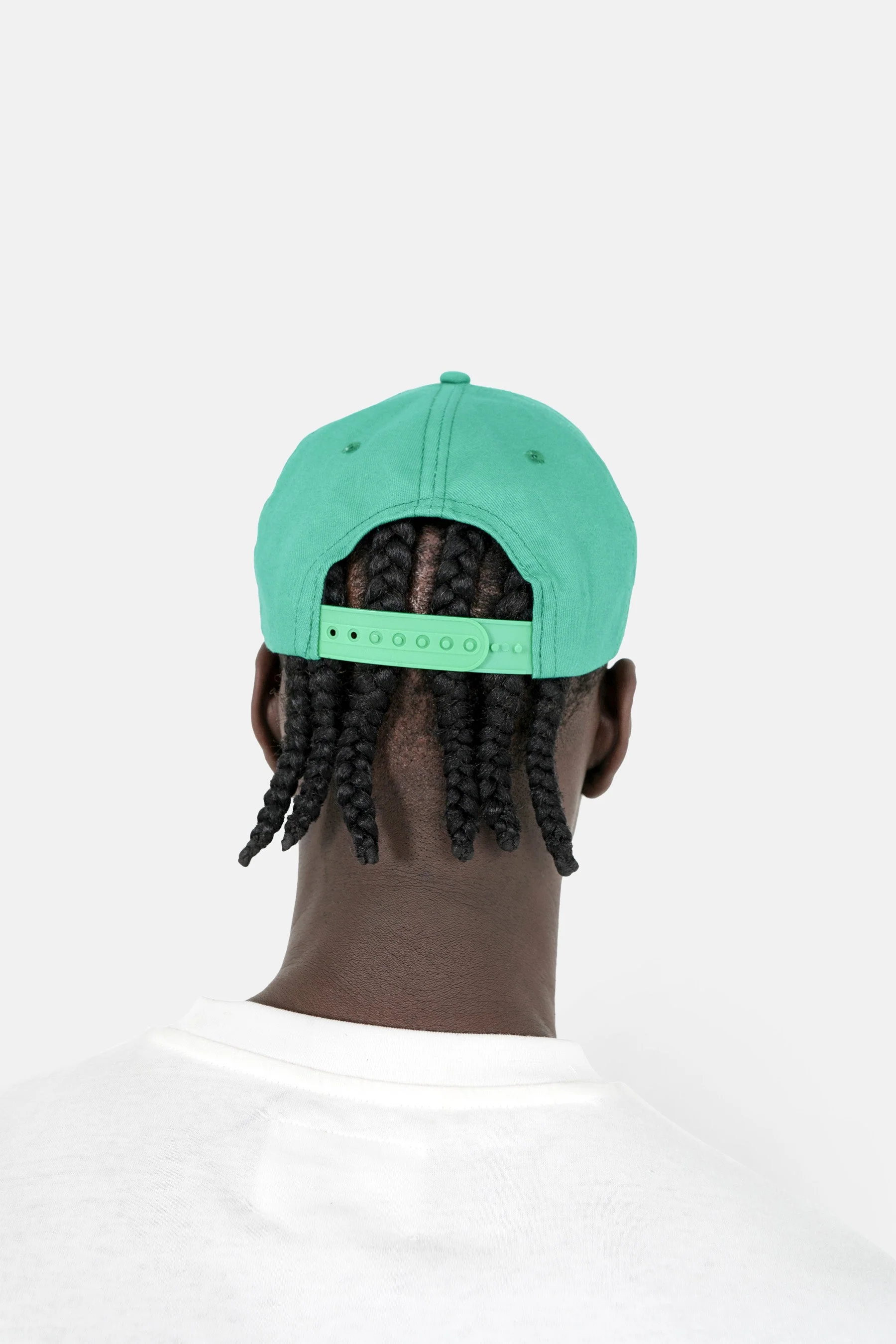Casquette logo brodé Vert - Image 4