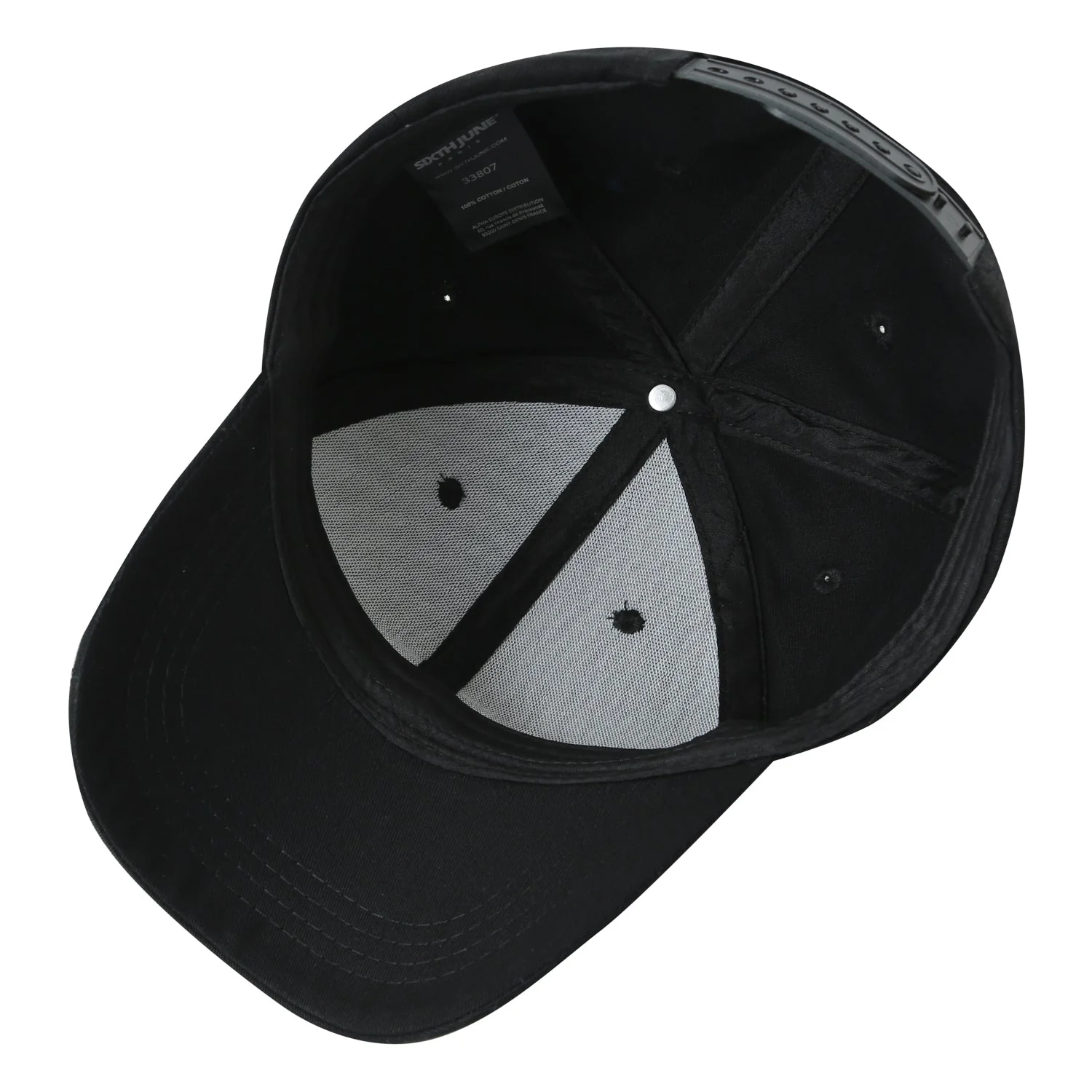 Casquette logo métallique Noir - Image 5