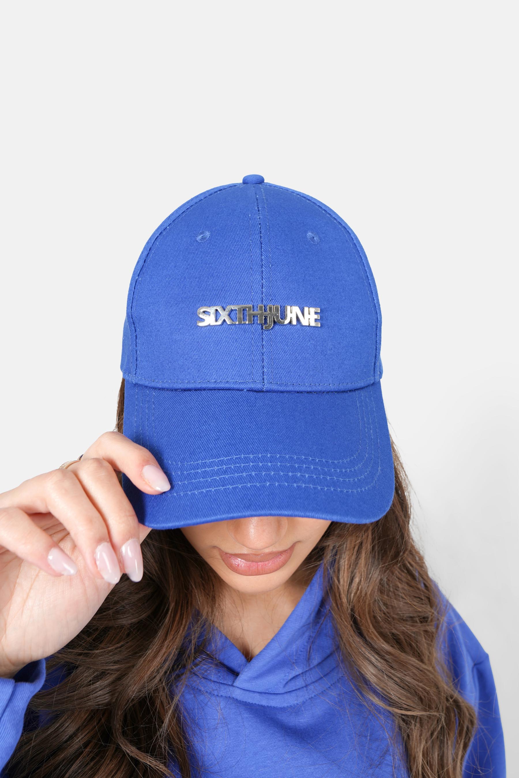 Casquette logo métallique Bleu - Image 5