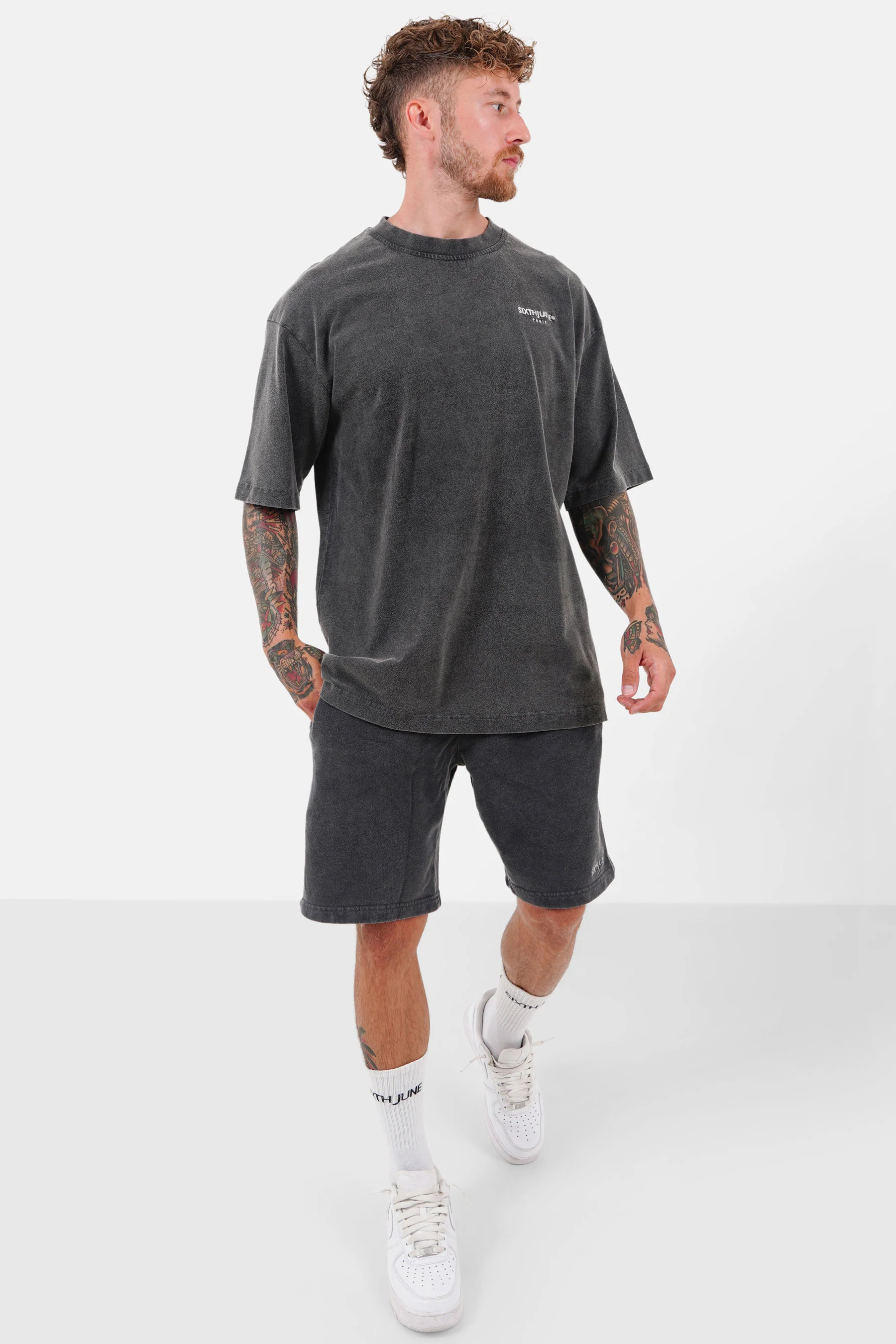 Short acid logo Noir - Image 2