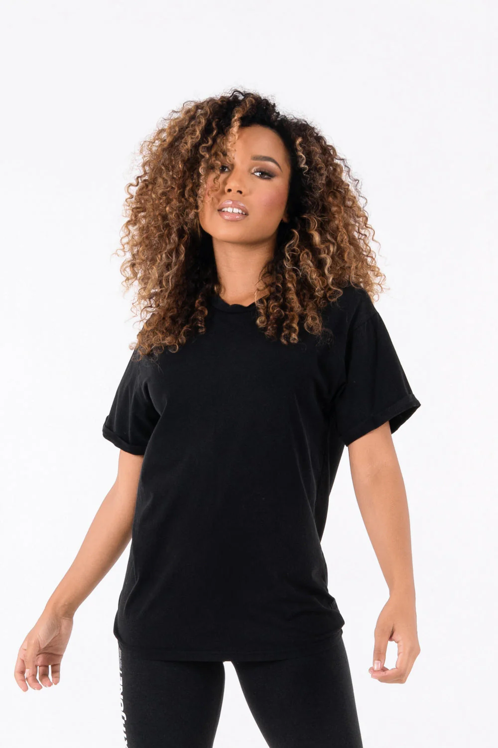 T-shirt logo imprimé Noir - Image 4