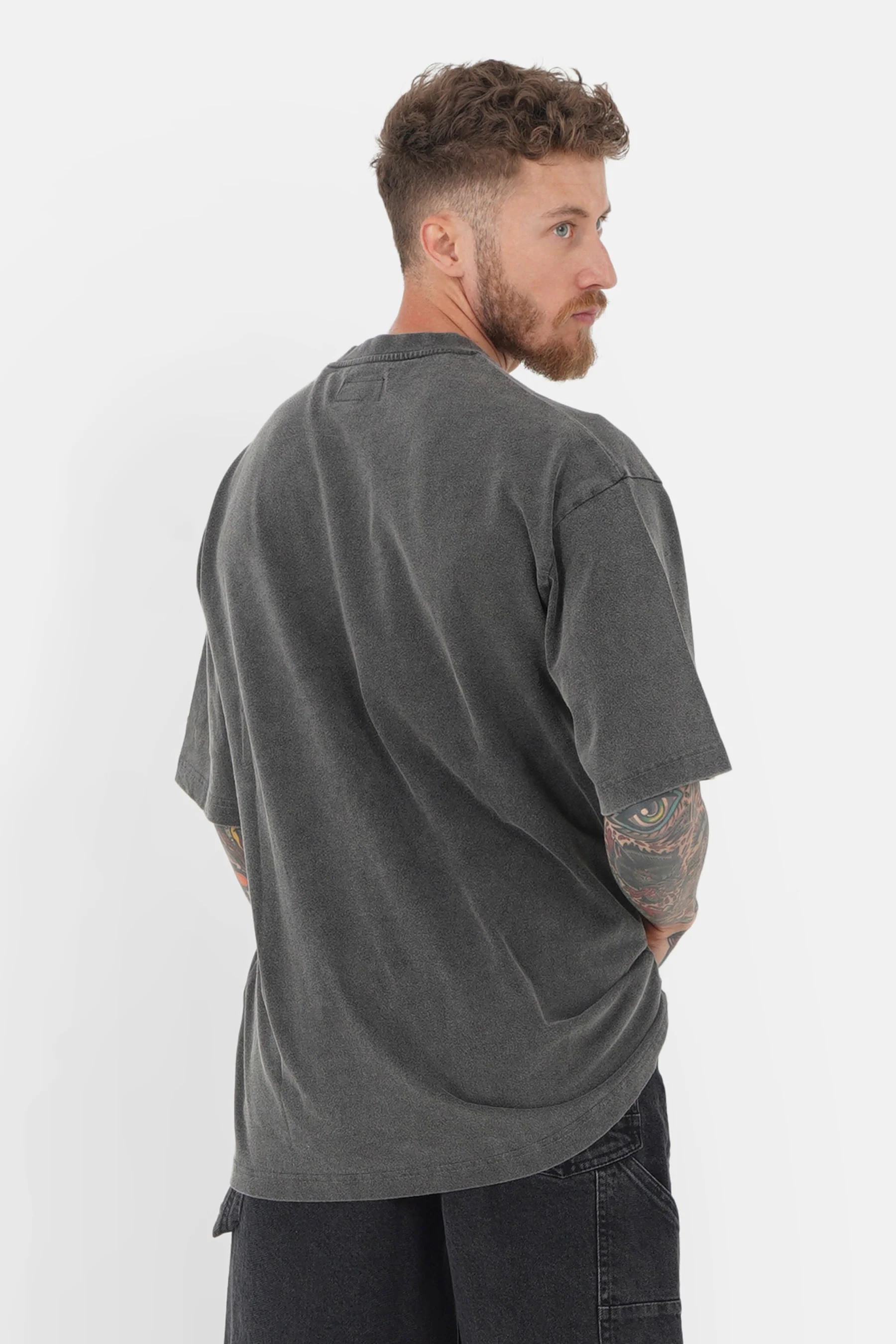 T-shirt acid logo Noir - Image 5