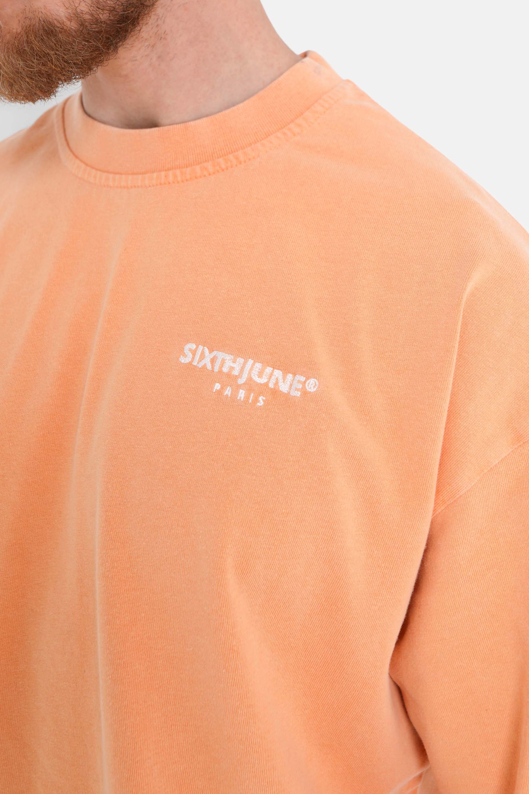 T-shirt acid logo Orange - Image 3