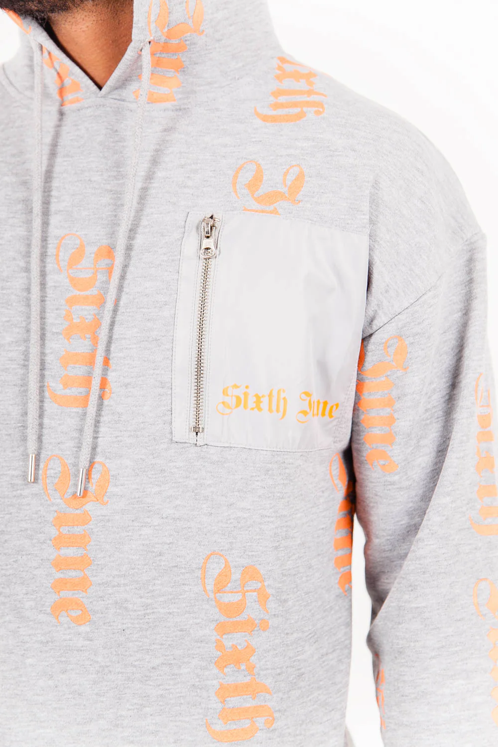 Sweatshirt all over gothique gris - Image 4