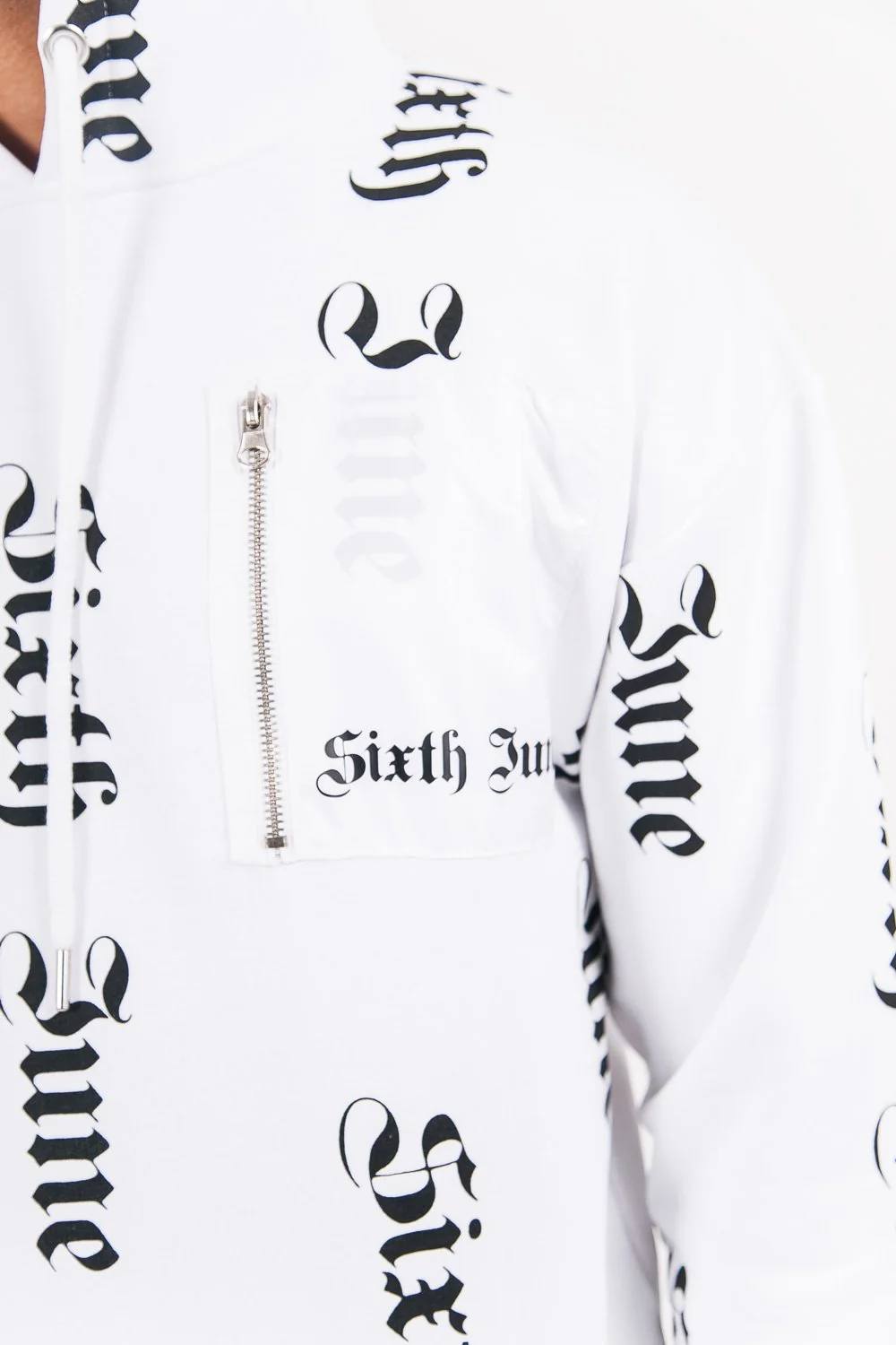 Sweatshirt all over gothique Blanc - Image 4