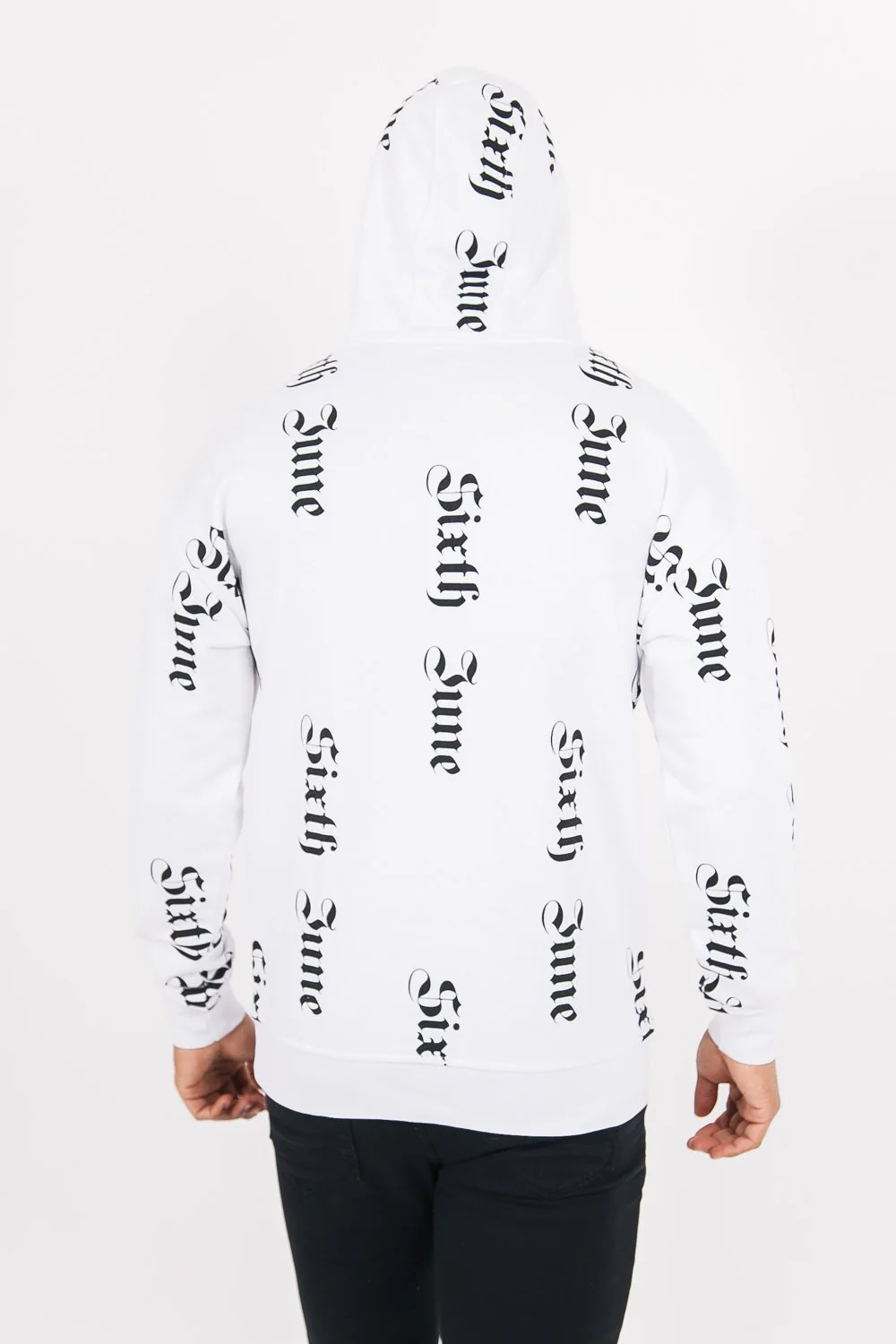 Sweatshirt all over gothique Blanc - Image 5