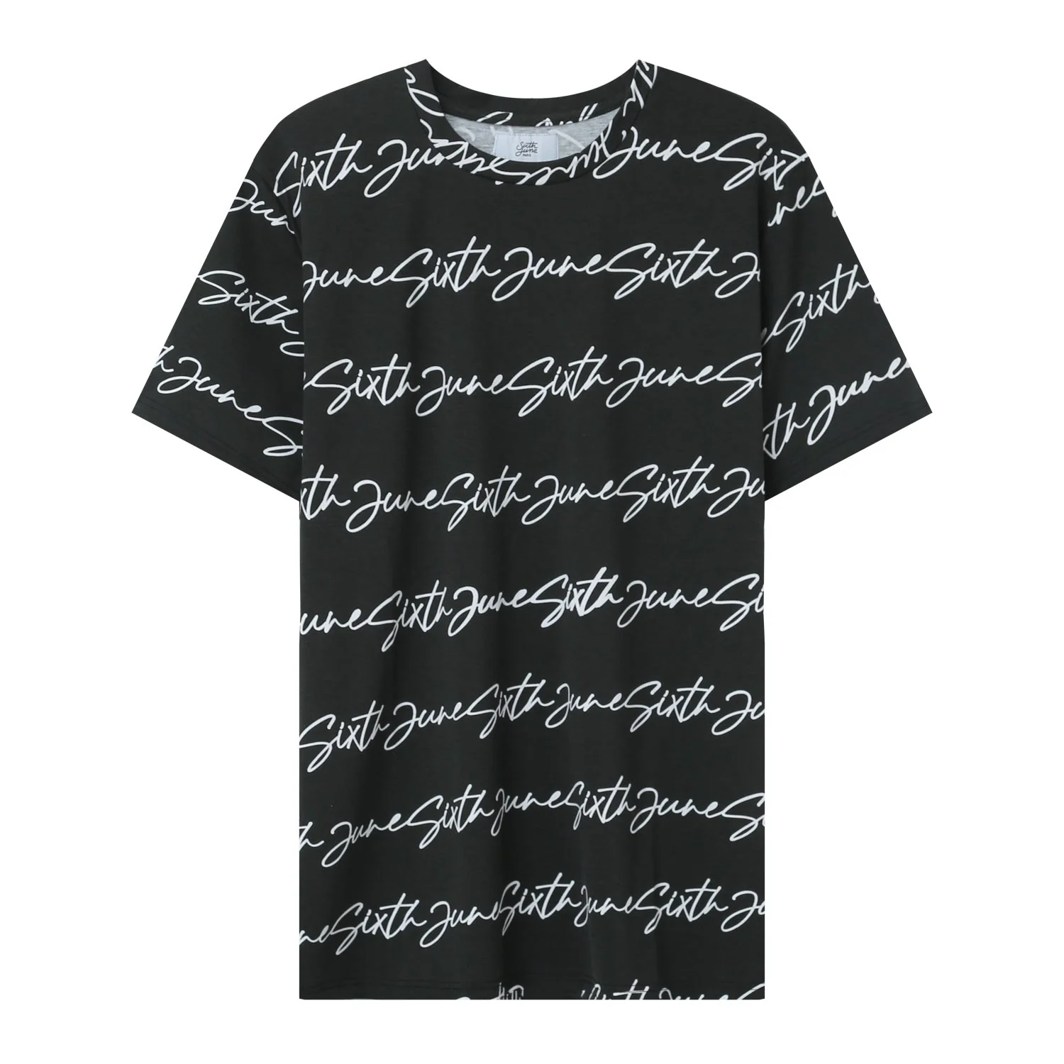 T-shirt logo signature Noir - Image 6