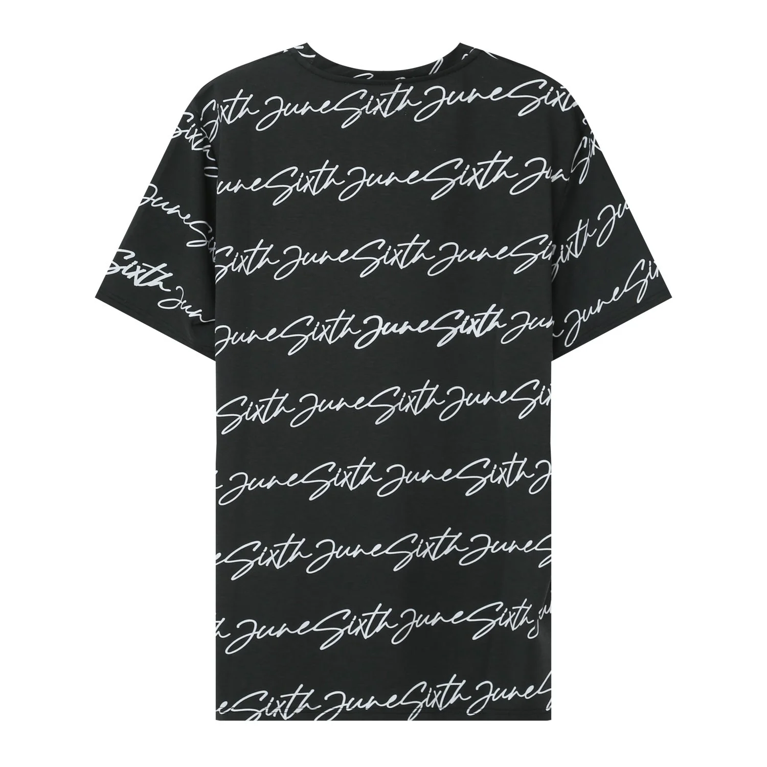 T-shirt logo signature Noir - Image 7