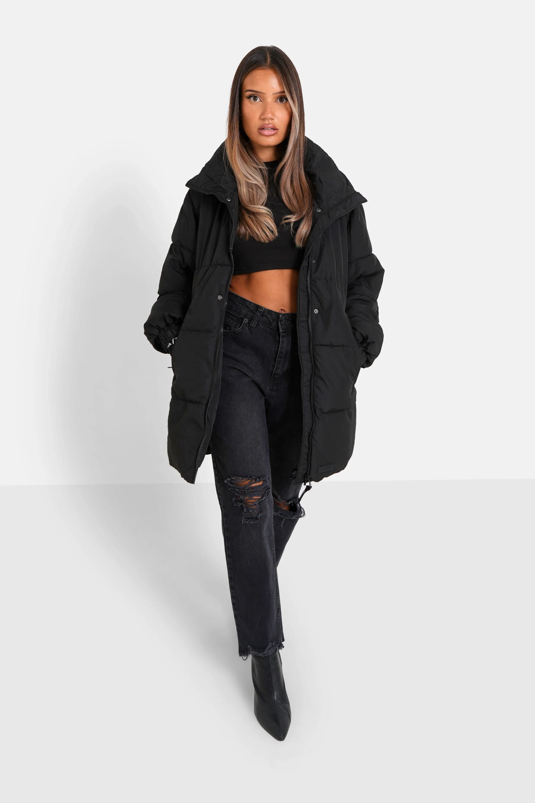 Doudoune veste amovible Noir - Image 2