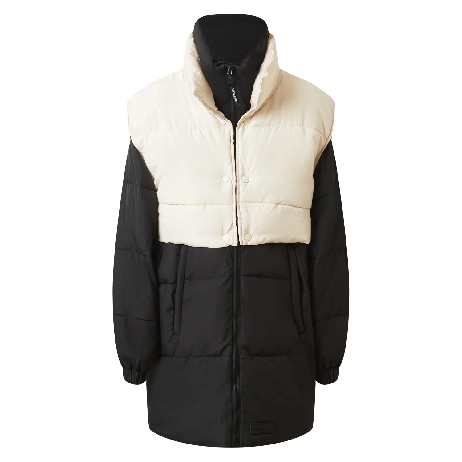 Doudoune veste amovible Noir - Image 6