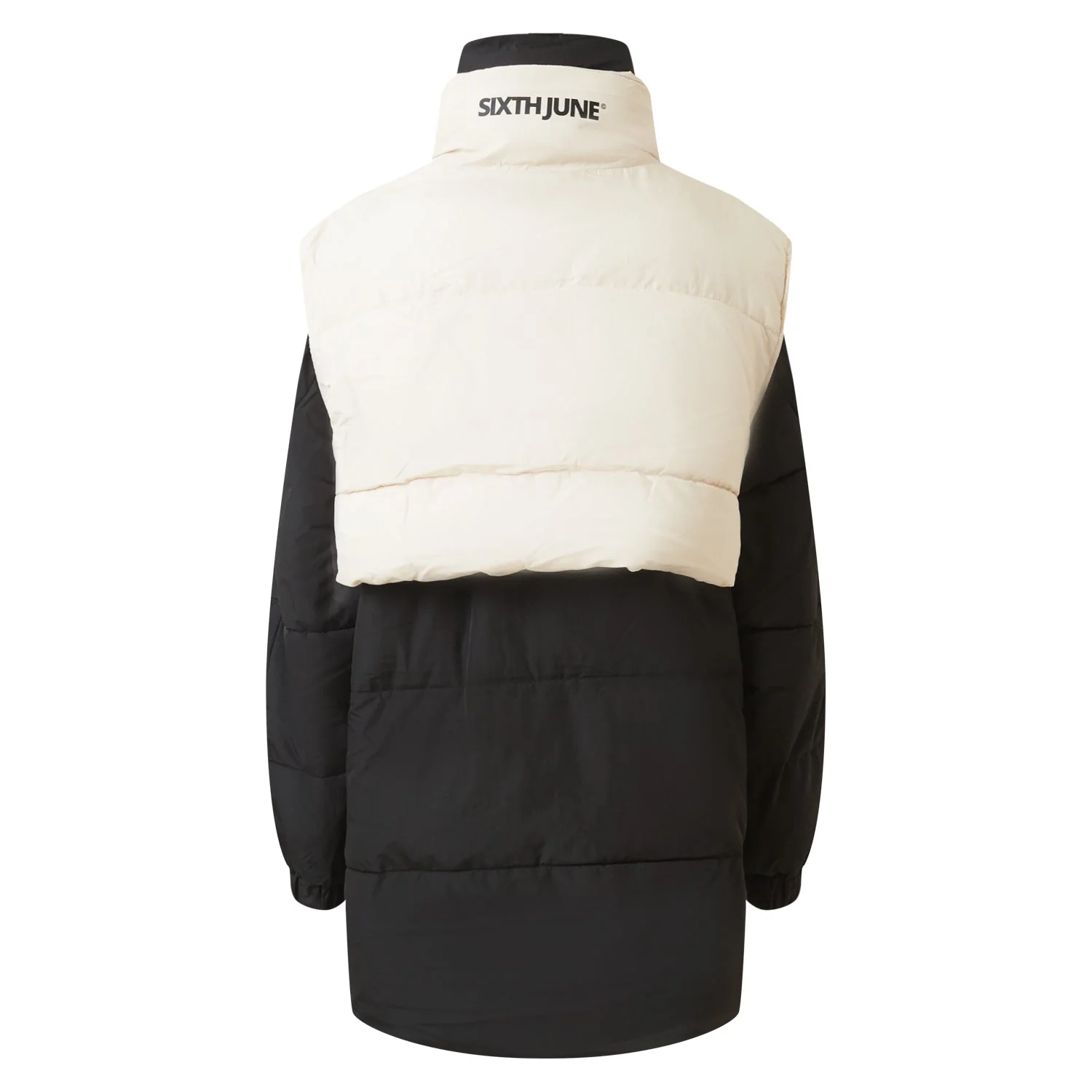Doudoune veste amovible Noir - Image 7