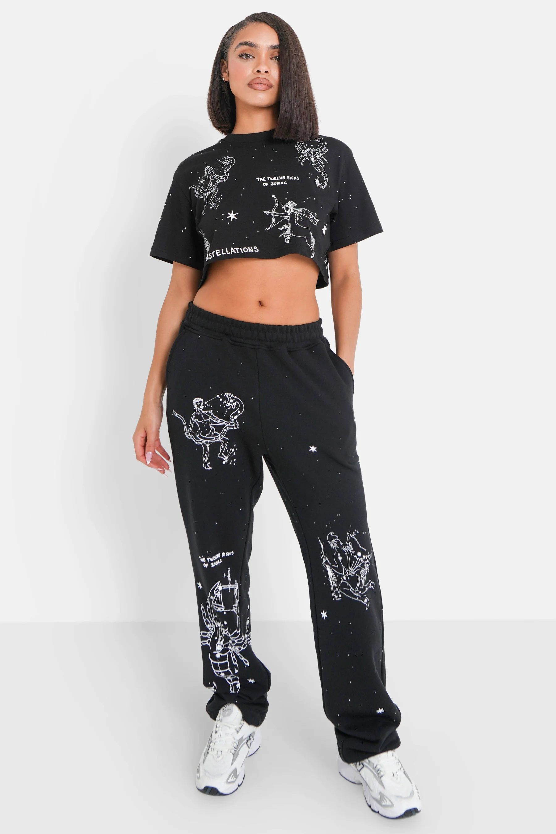 T-shirt court Astrologie Noir - Image 2