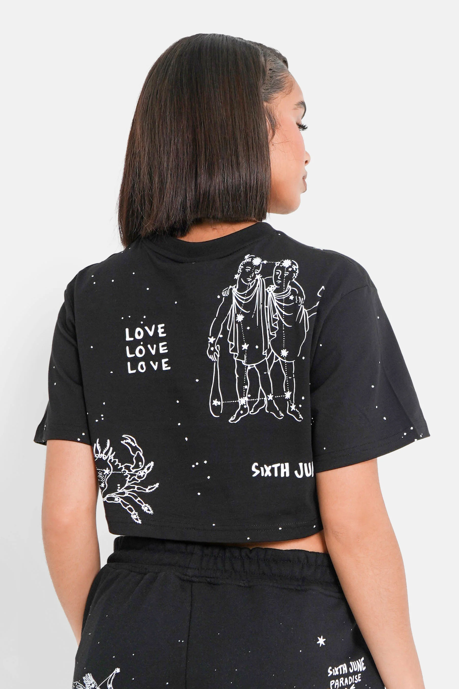 T-shirt court Astrologie Noir - Image 5