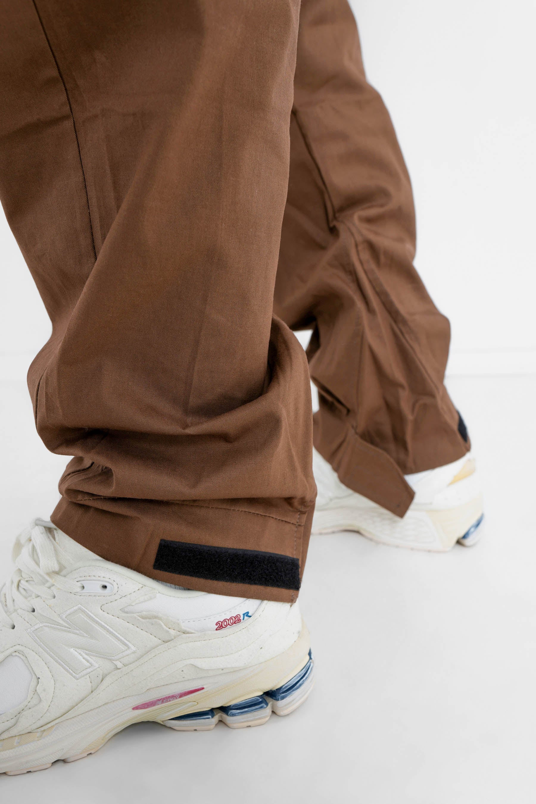 Pantalon cargo zip Marron foncé - Image 4