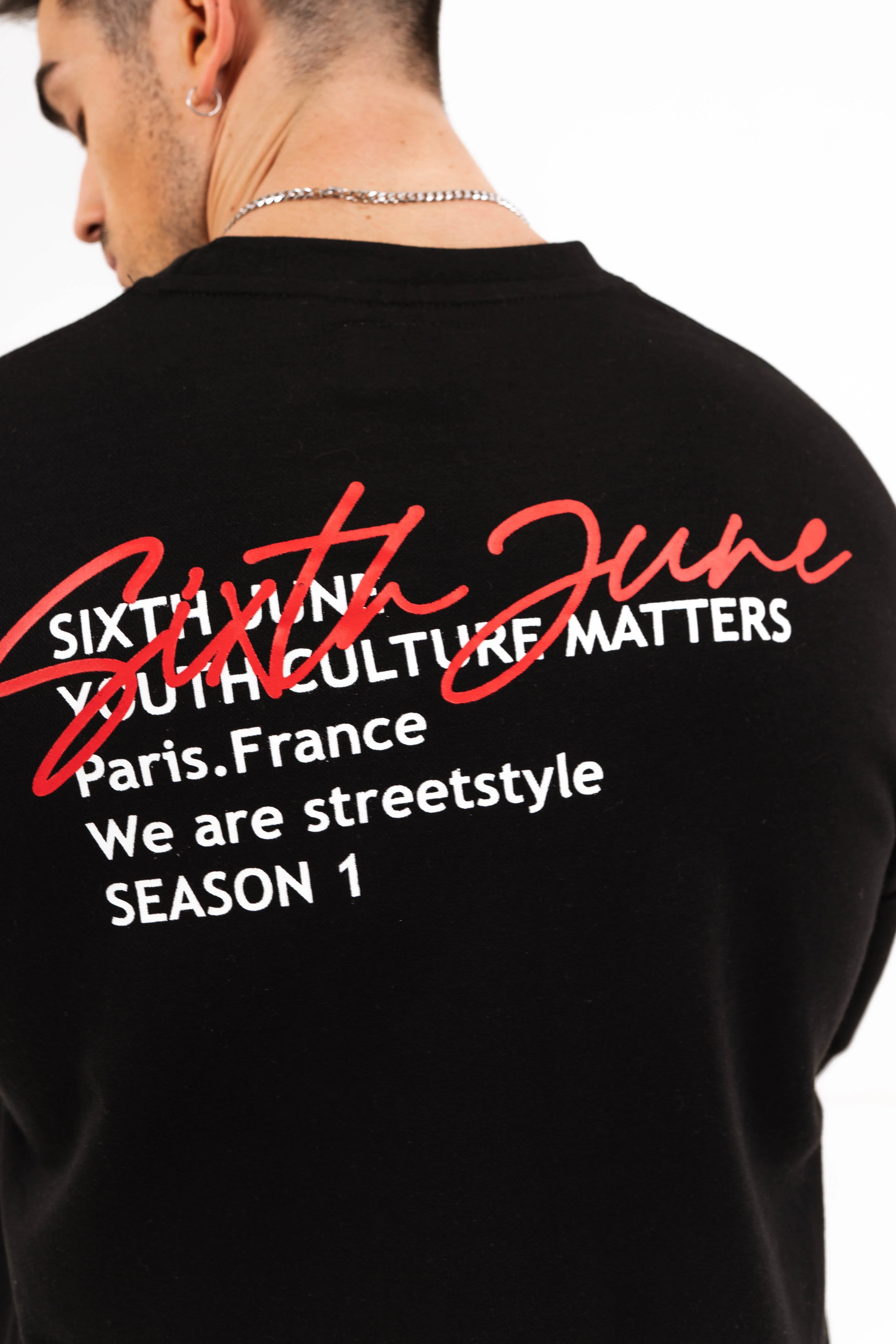 Sweatshirt Youth Culture Matters noir - Image 3