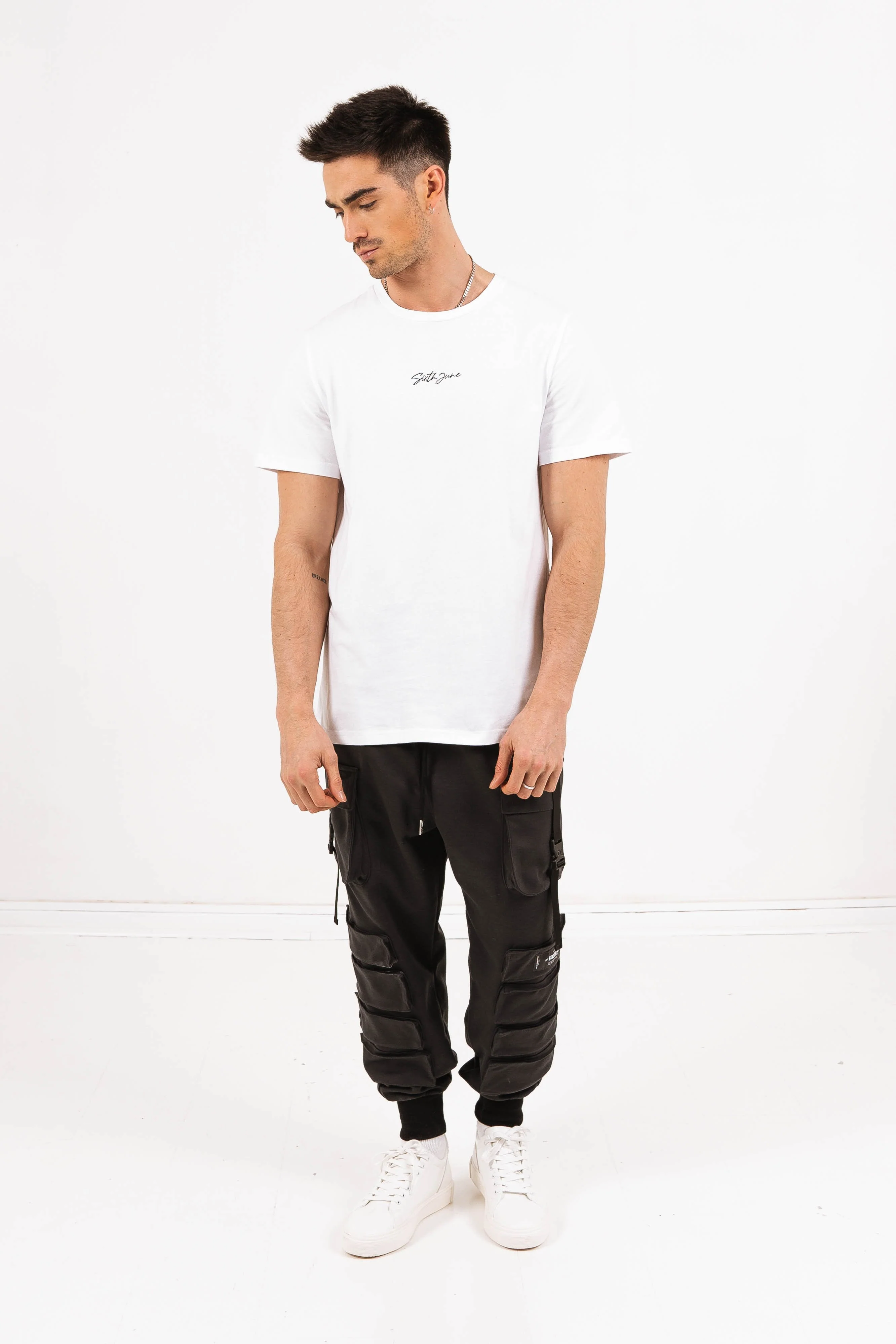 T-shirt dos signature blanc - Image 2