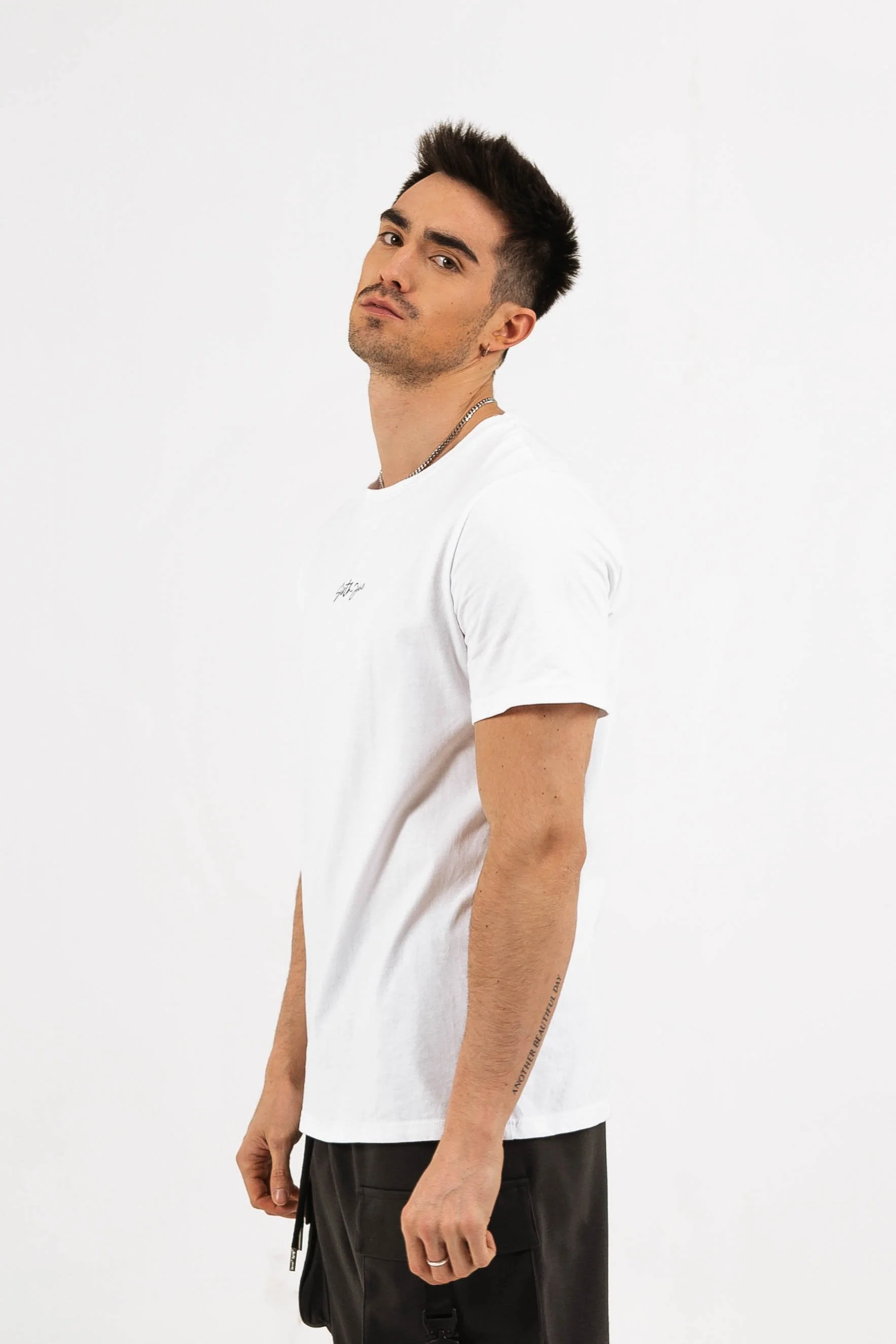 T-shirt dos signature blanc - Image 4