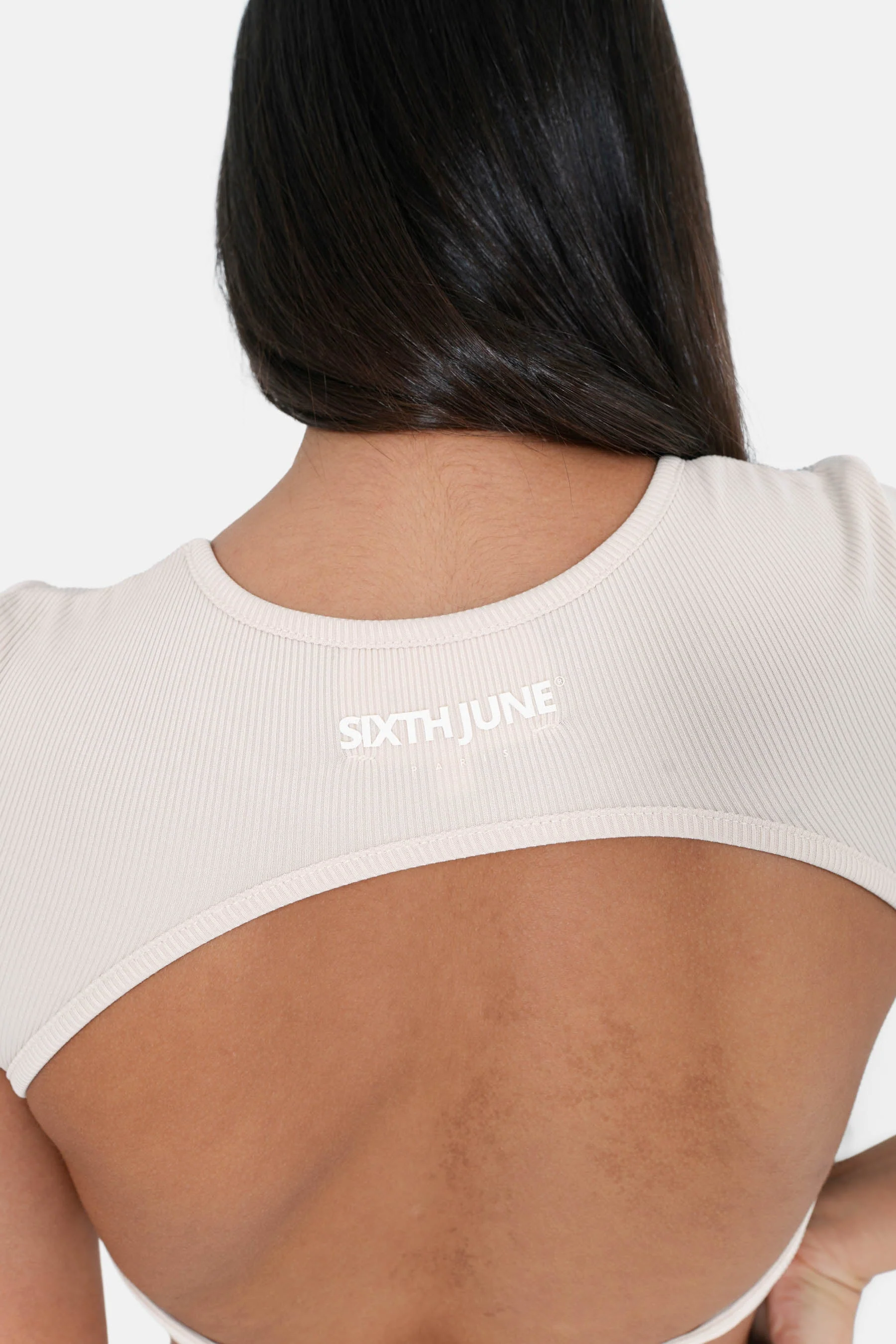 BACKLESS laced s/s top - Image 3