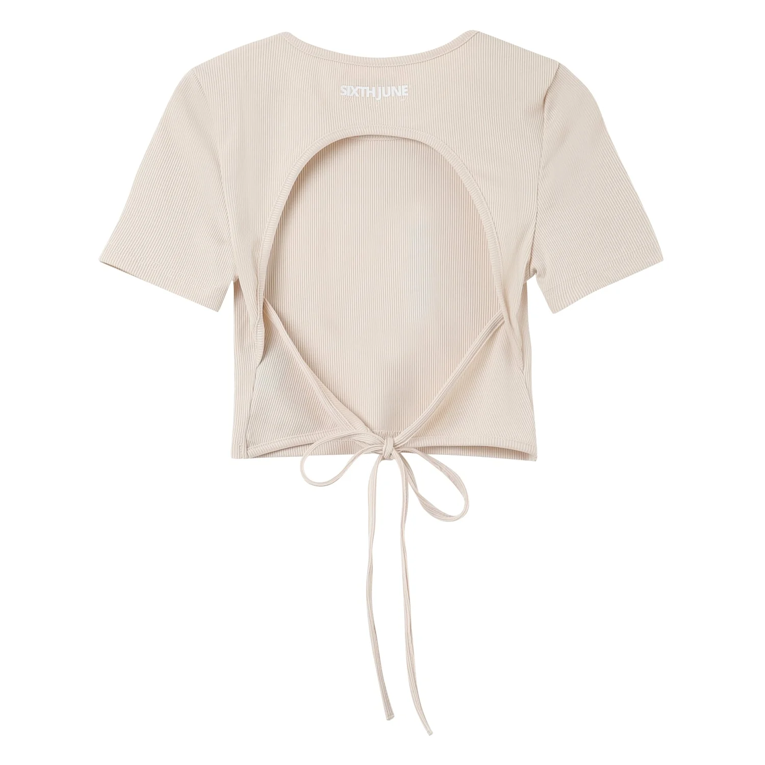 BACKLESS laced s/s top - Image 6