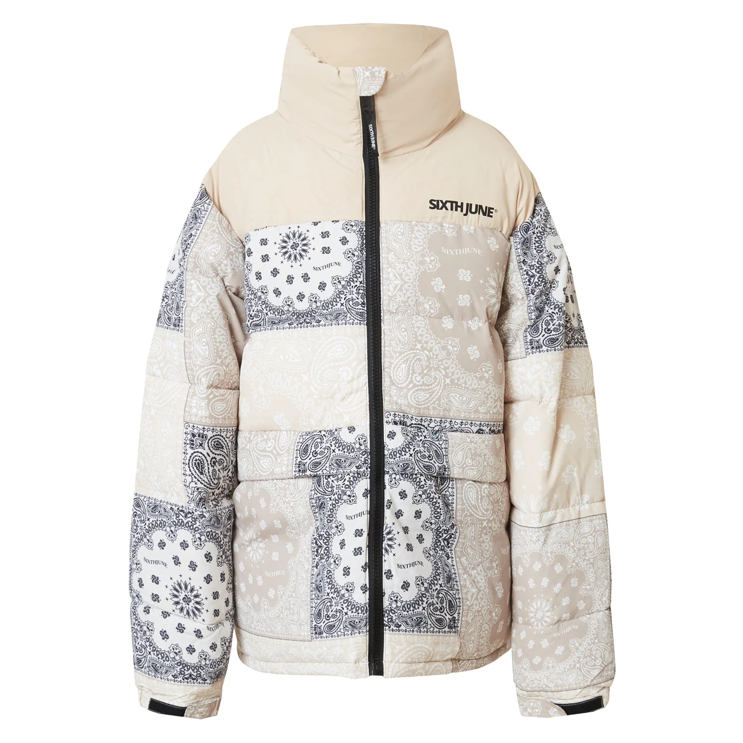 PATCHWORK bandana puffer jacket - Image 6