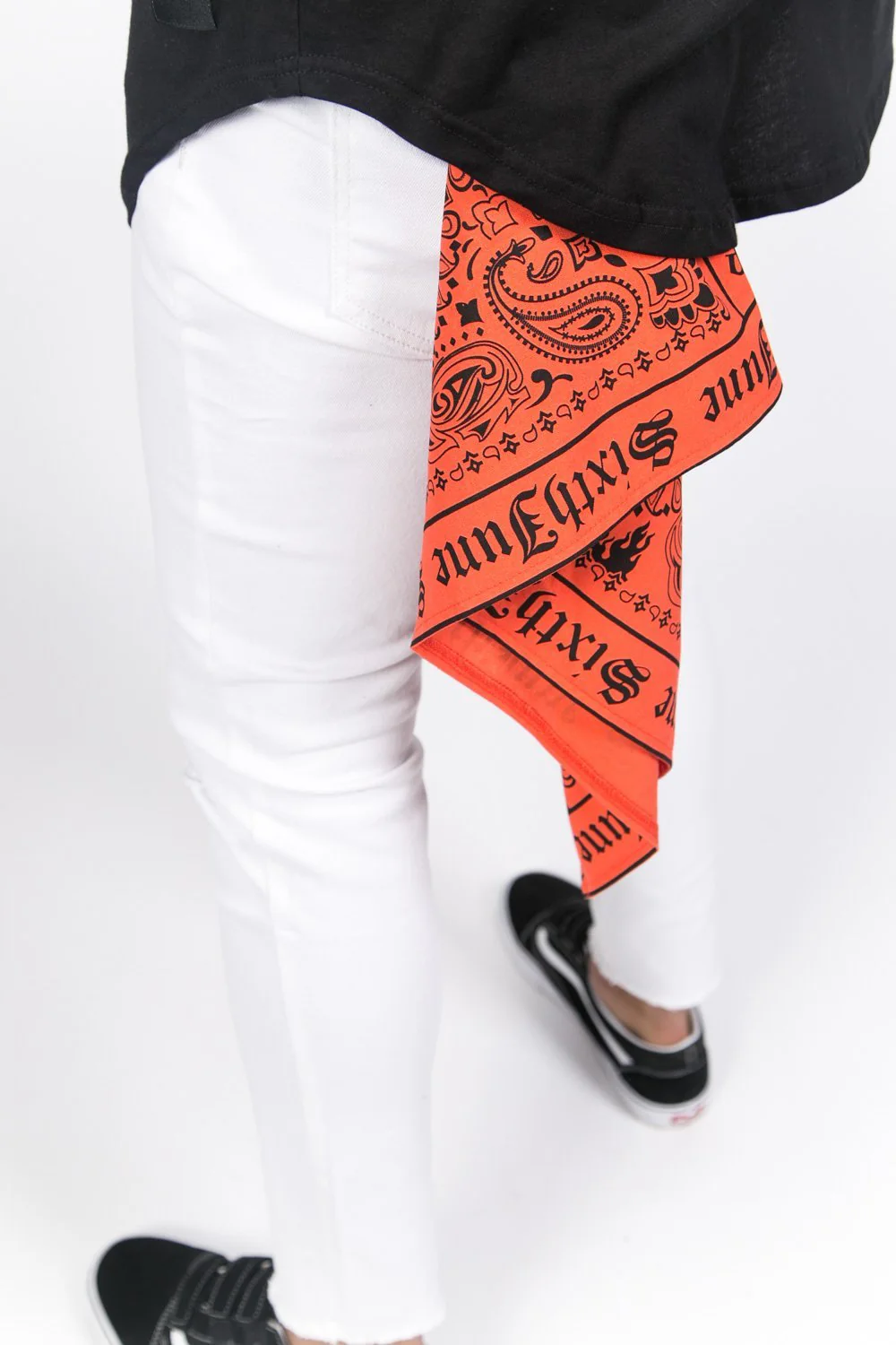 Bandana imprimé orange - Image 2
