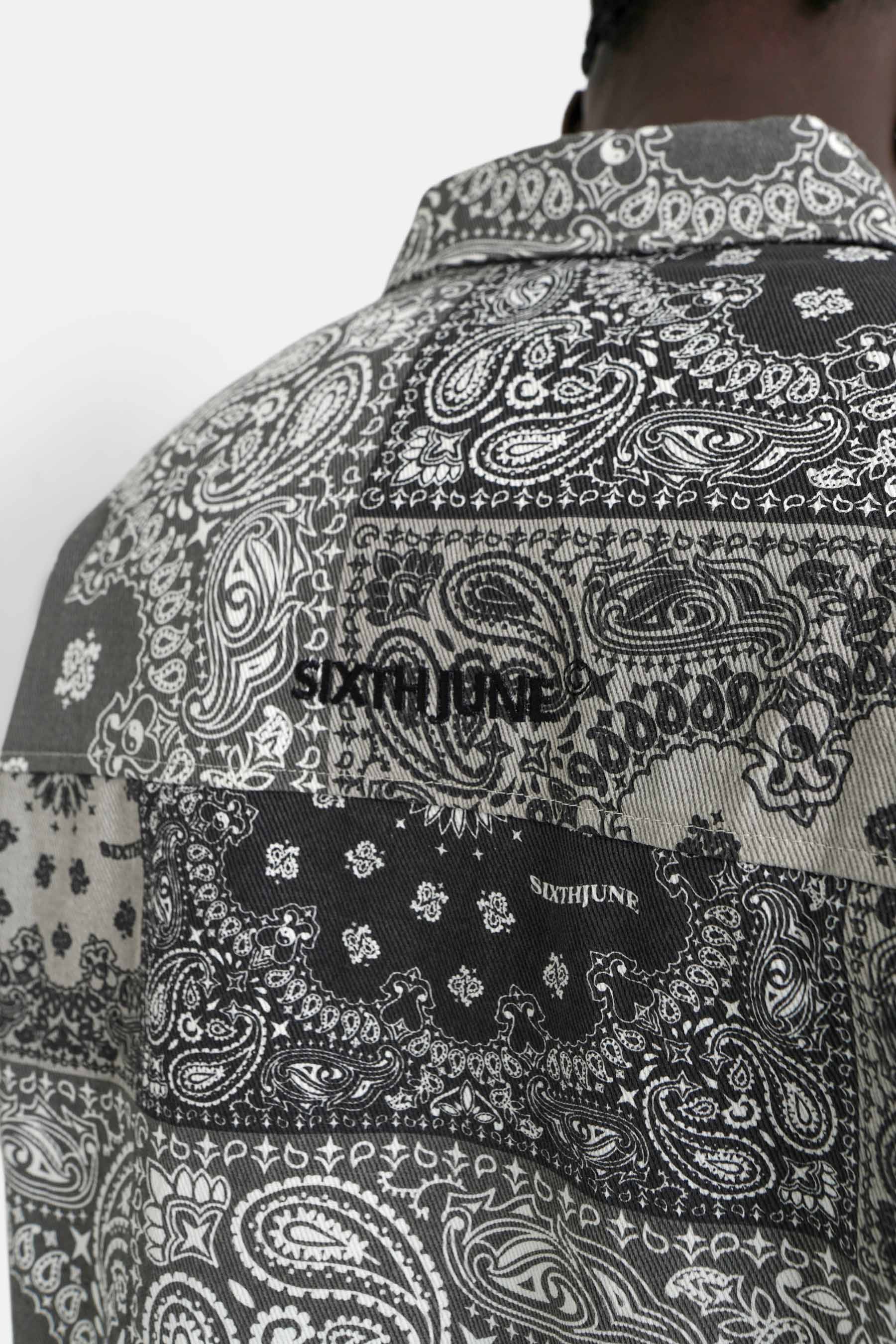 BANDANA patchwork shirt - Image 3