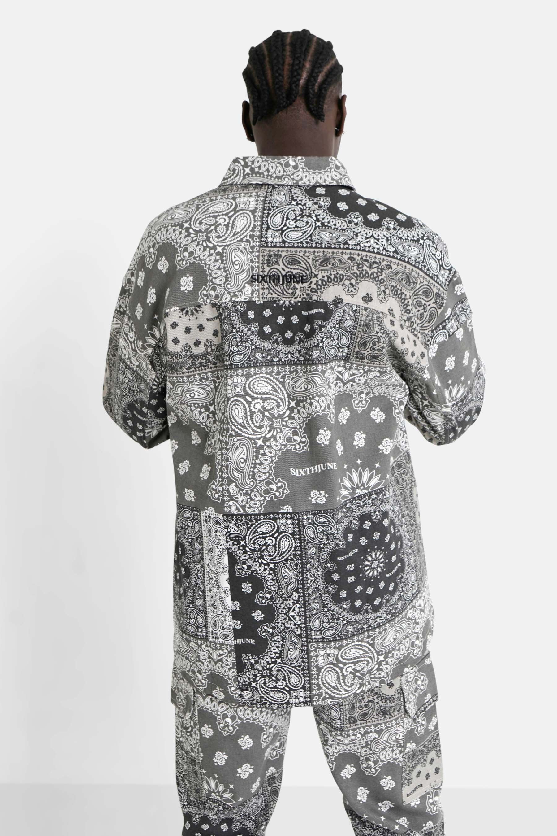 BANDANA patchwork shirt - Image 5