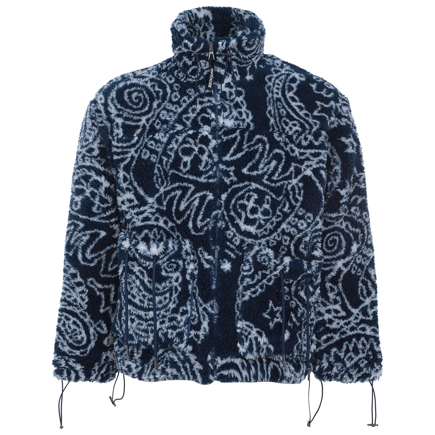 Veste bandana polaire Bleu - Image 6