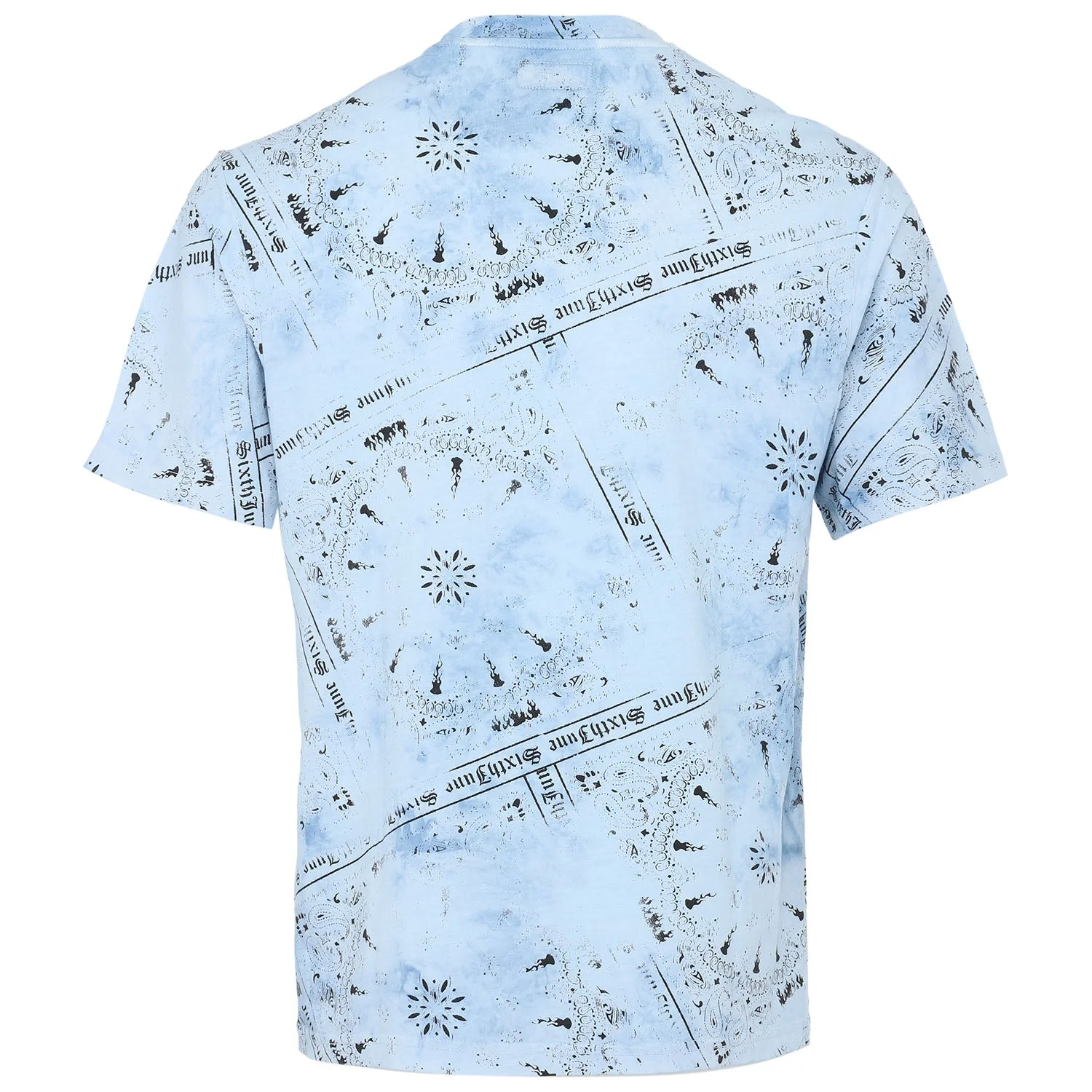 T-shirt tie dye bandana Bleu - Image 6
