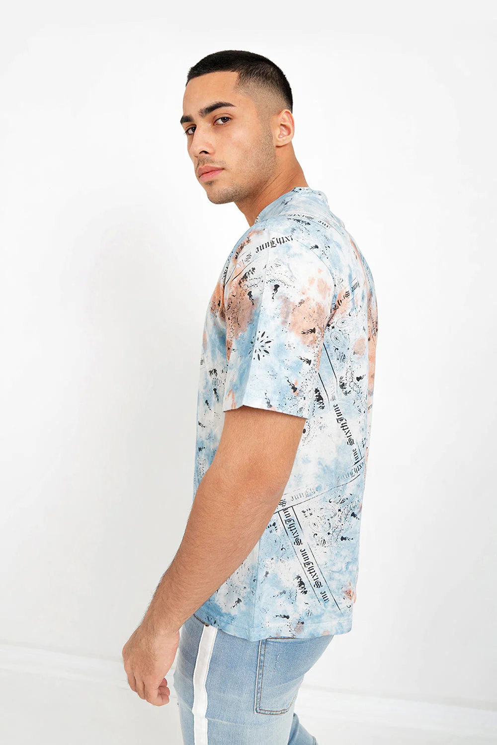 T-shirt tie dye bandana Orange - Image 4