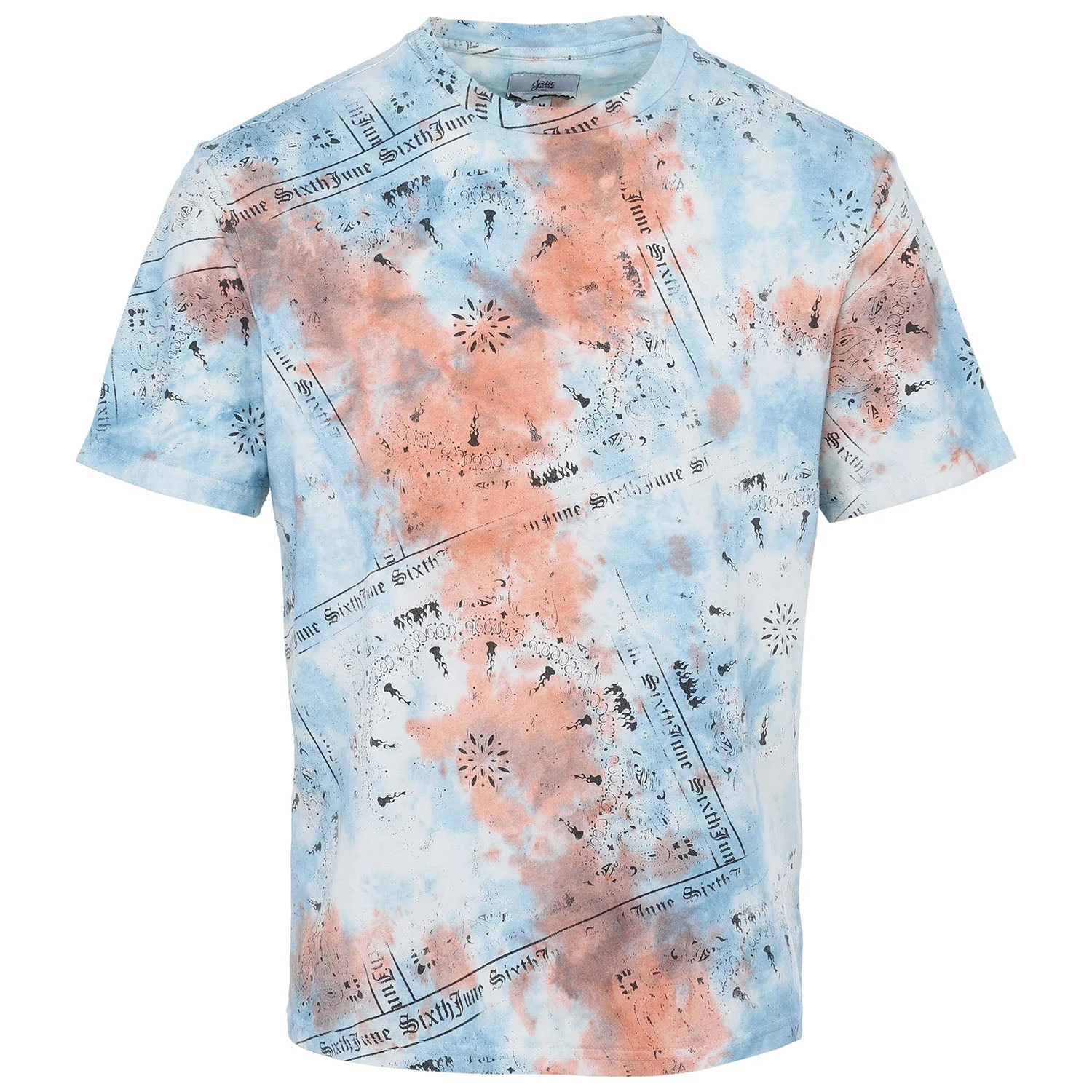 T-shirt tie dye bandana Orange - Image 6
