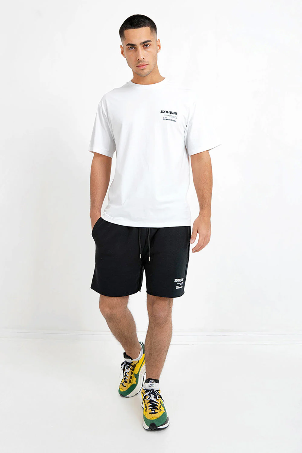 Short barcode bords francs Noir - Image 2