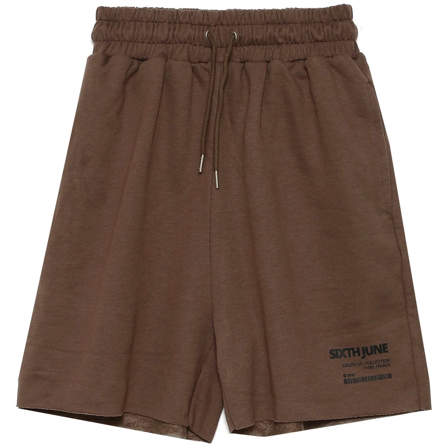 Short barcode bords francs Marron foncé - Image 5