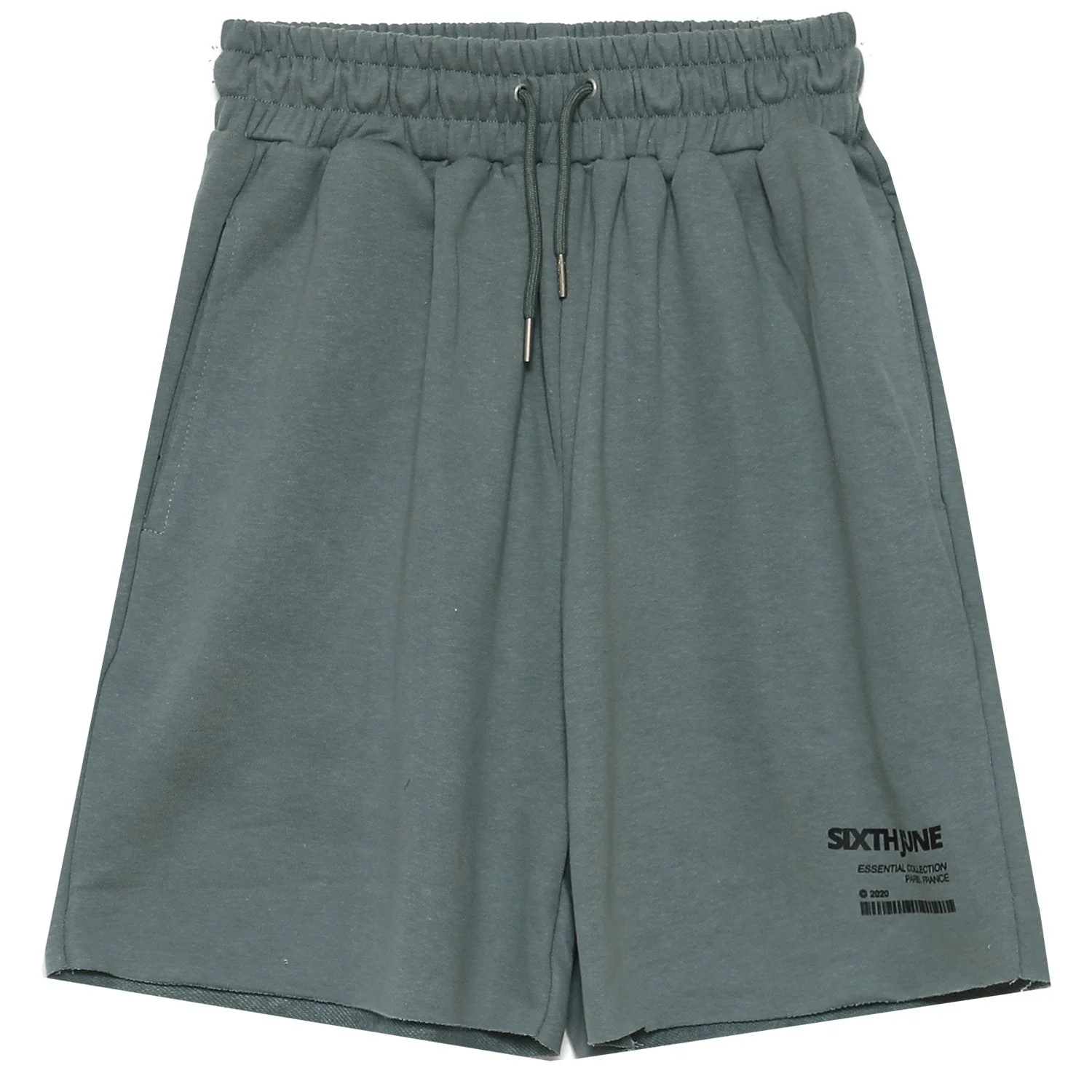 Short barcode bords francs Vert foncé - Image 6