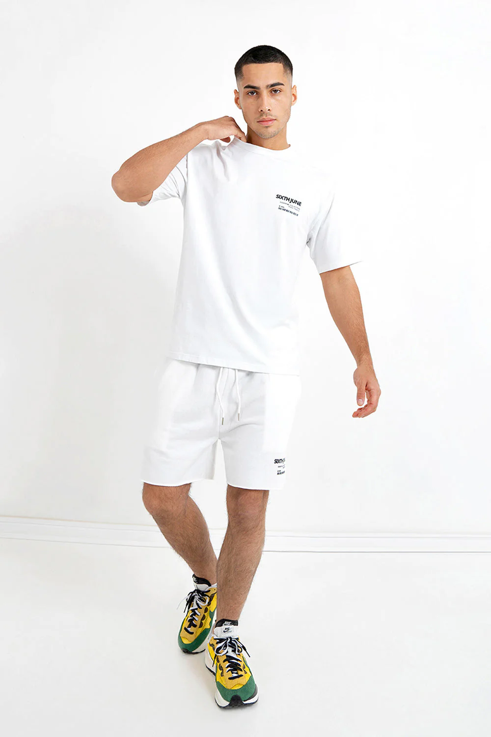Short barcode bords francs Blanc - Image 2