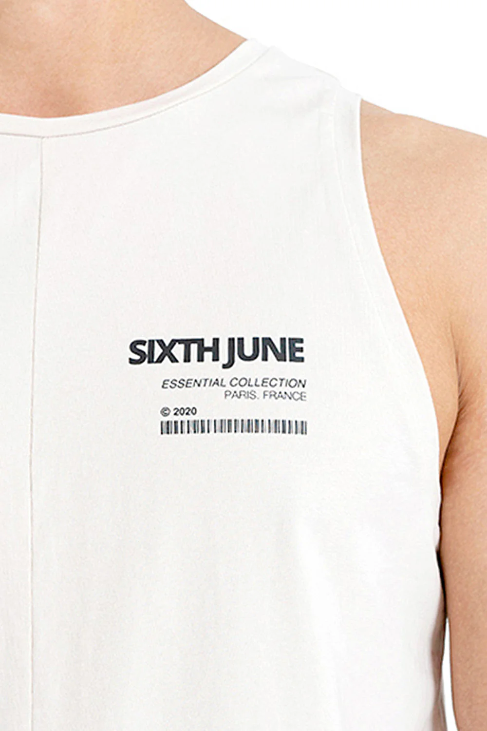 Débardeur barcode Beige - Image 3