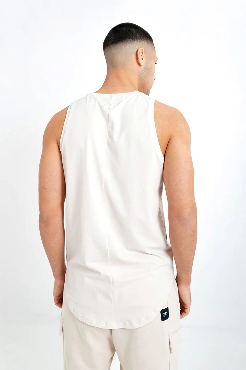 Débardeur barcode Beige - Image 5
