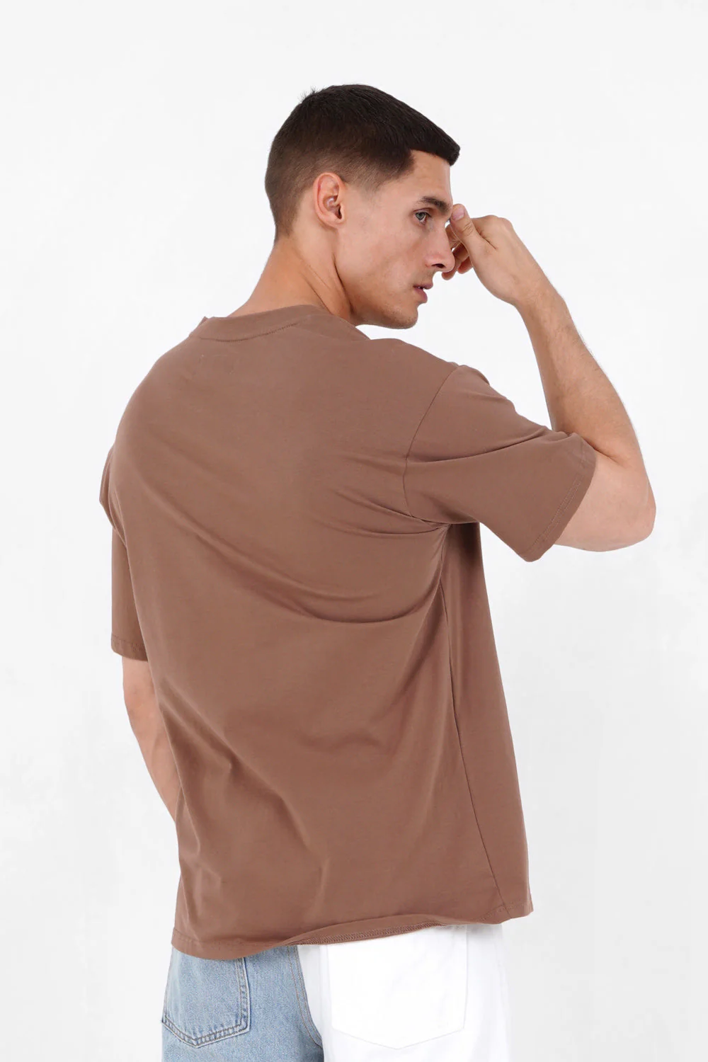 T-shirt barcode Marron - Image 5