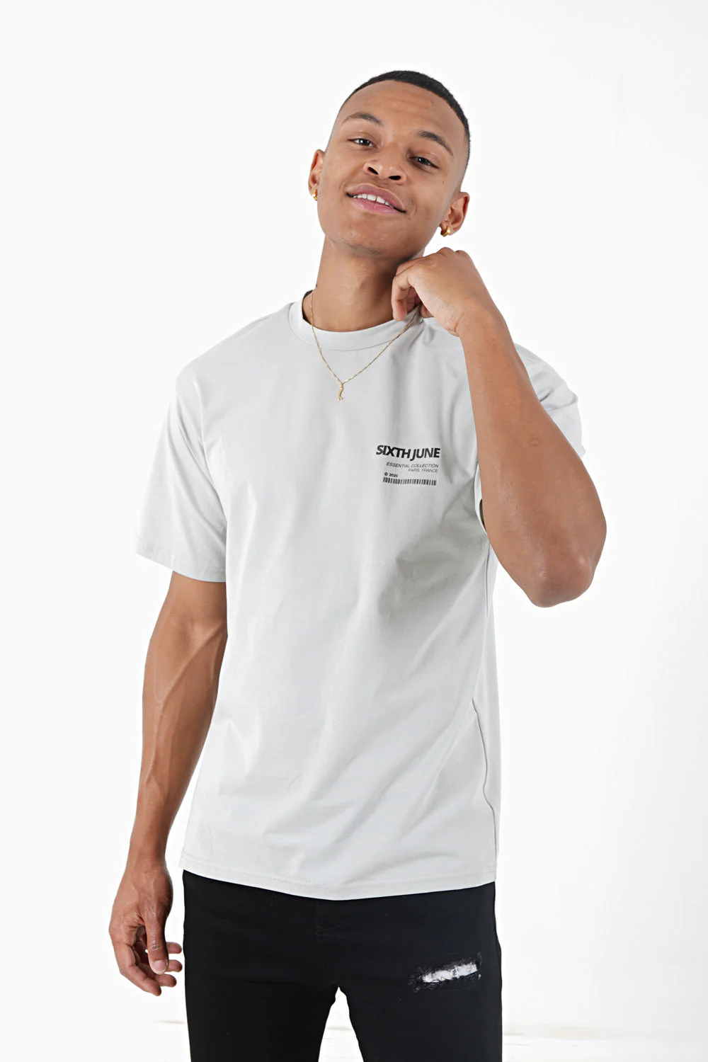 T-shirt barcode Vert