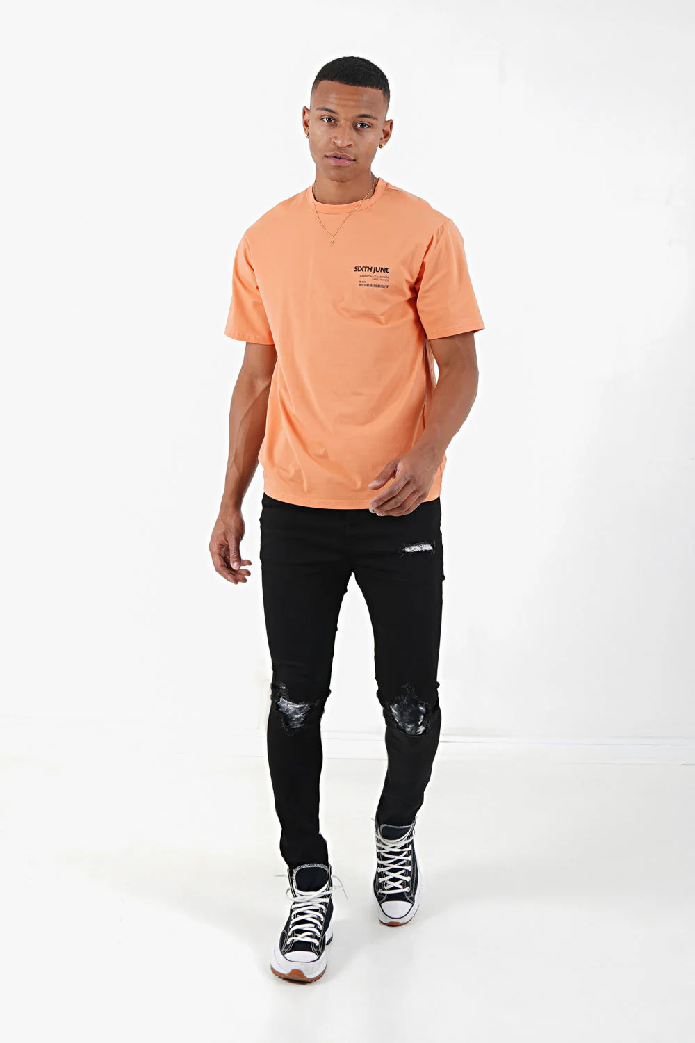 T-shirt barcode Orange - Image 2