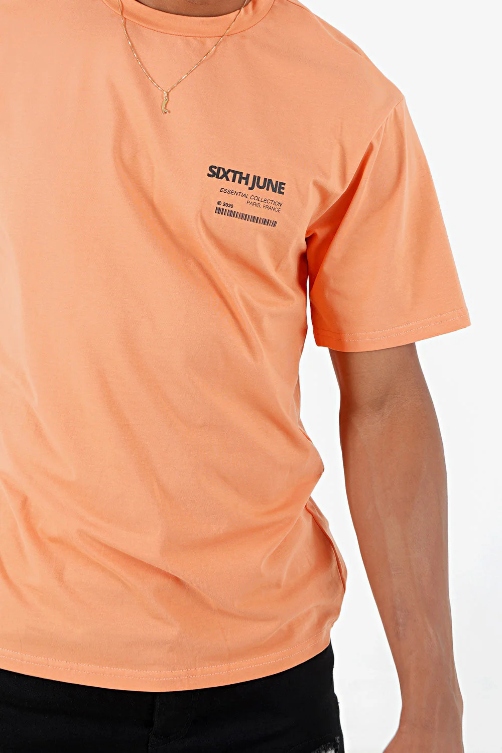 T-shirt barcode Orange - Image 3