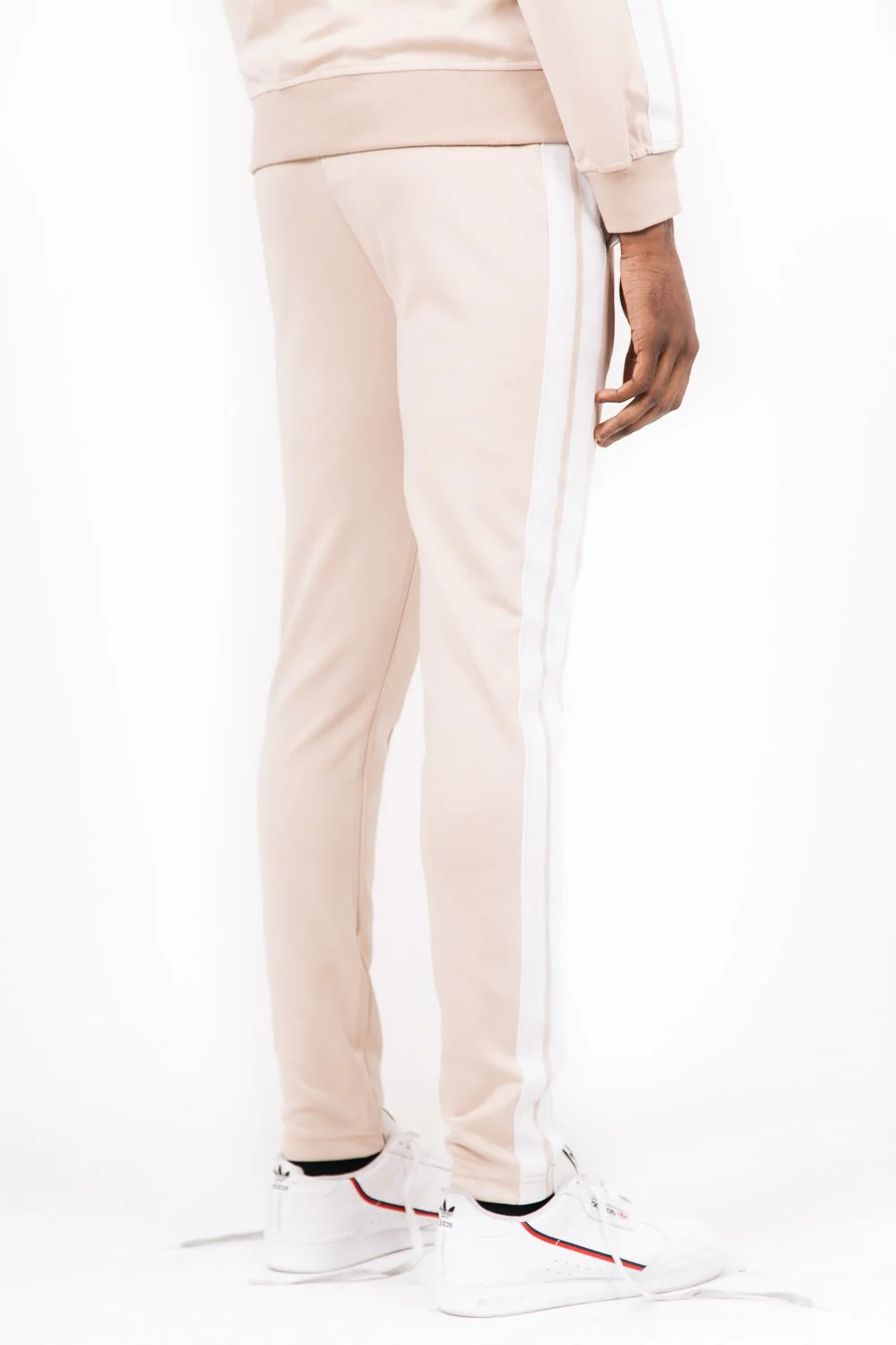 Bas survêtement trackpant beige - Image 3