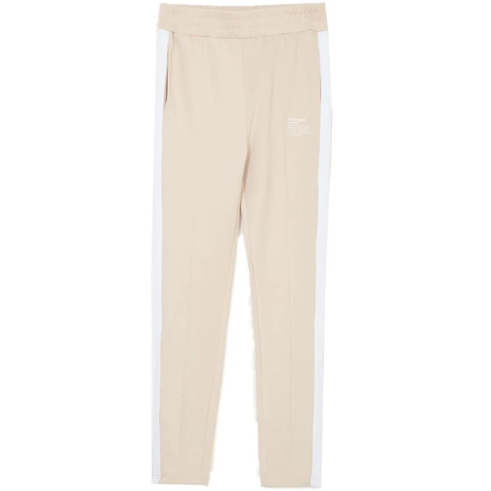 Bas survêtement trackpant beige - Image 5