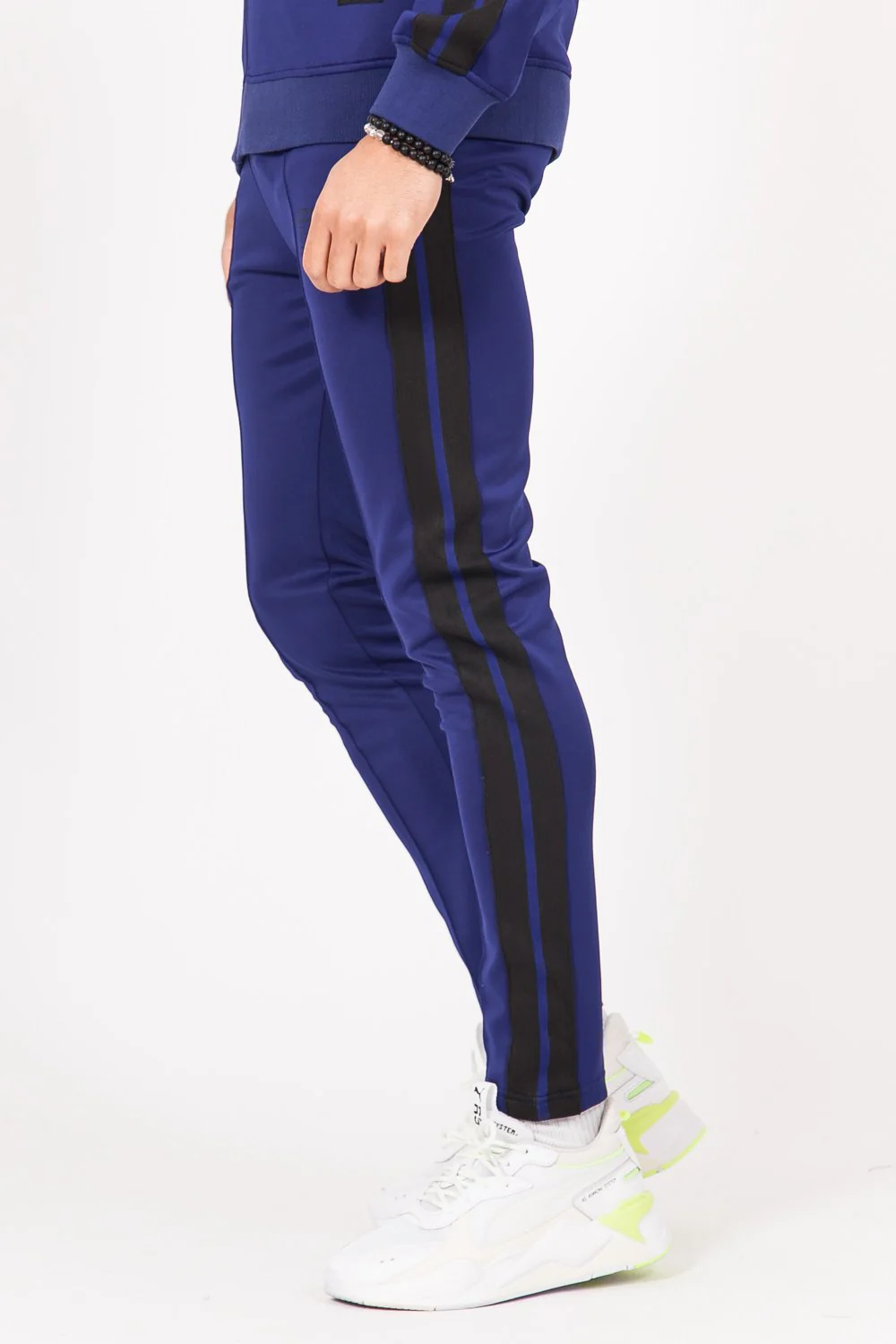 Bas survêtement trackpant bleu - Image 3
