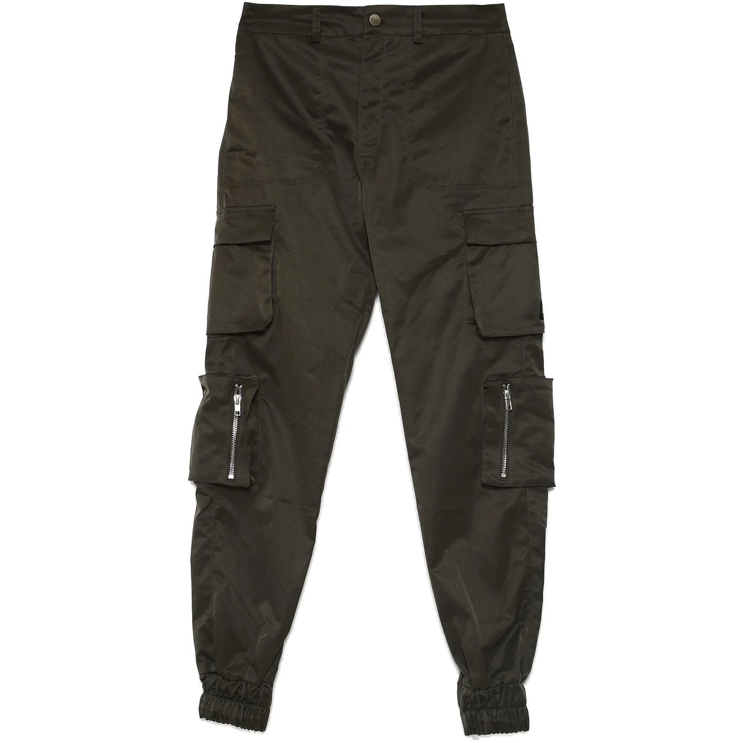 Pantalon cargo zip kaki - Image 5