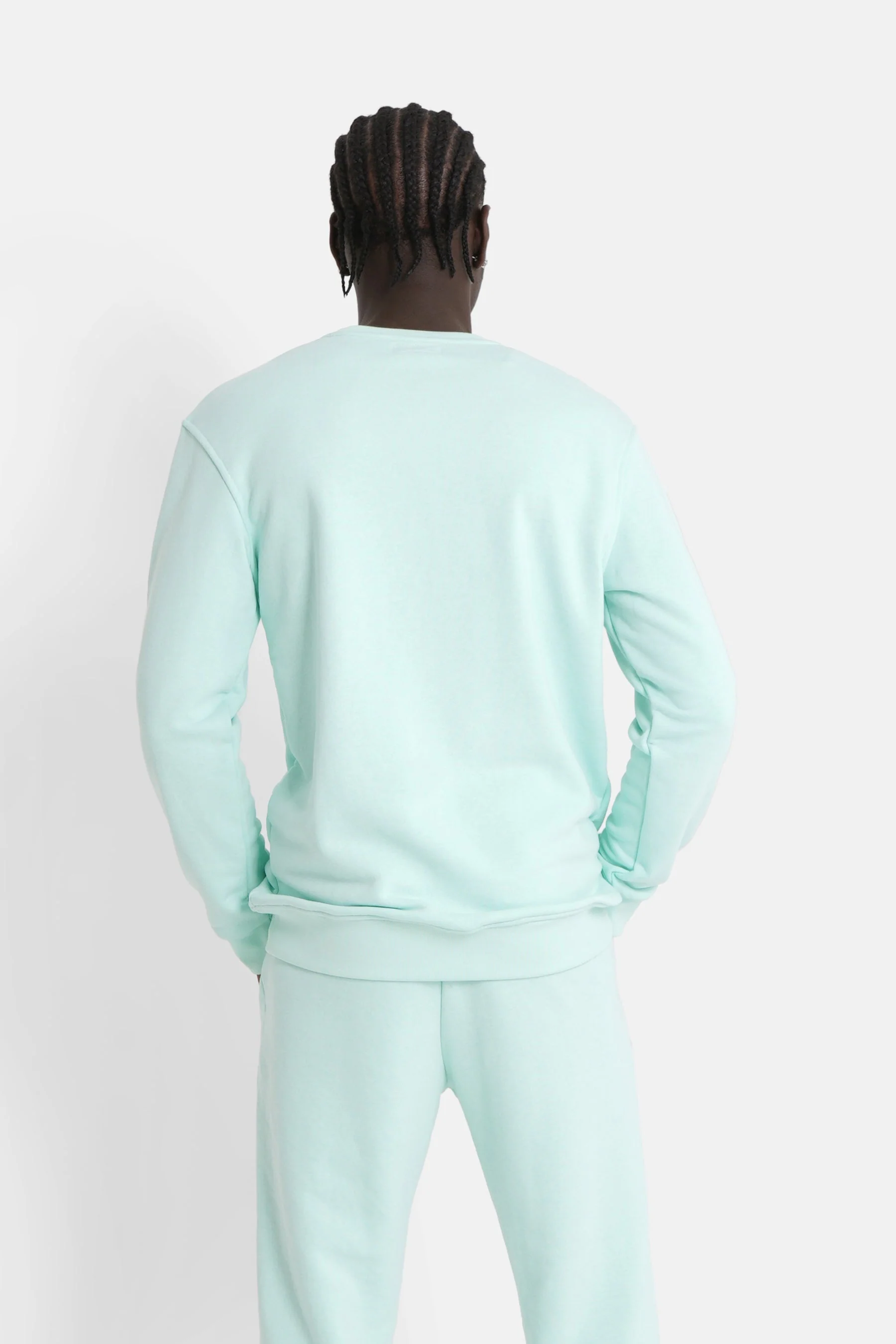 Sweatshirt soft logo brodé Vert - Image 5