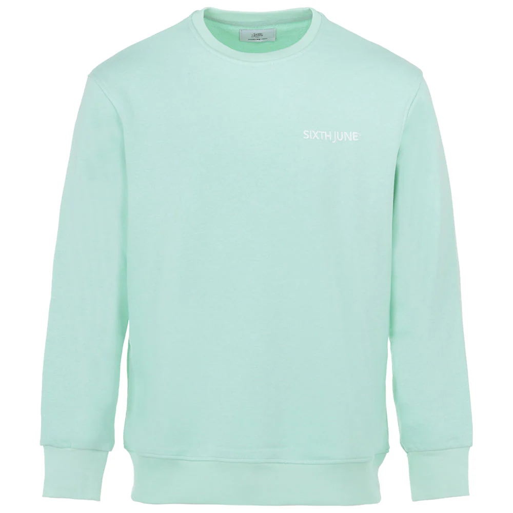 Sweatshirt soft logo brodé Vert - Image 7