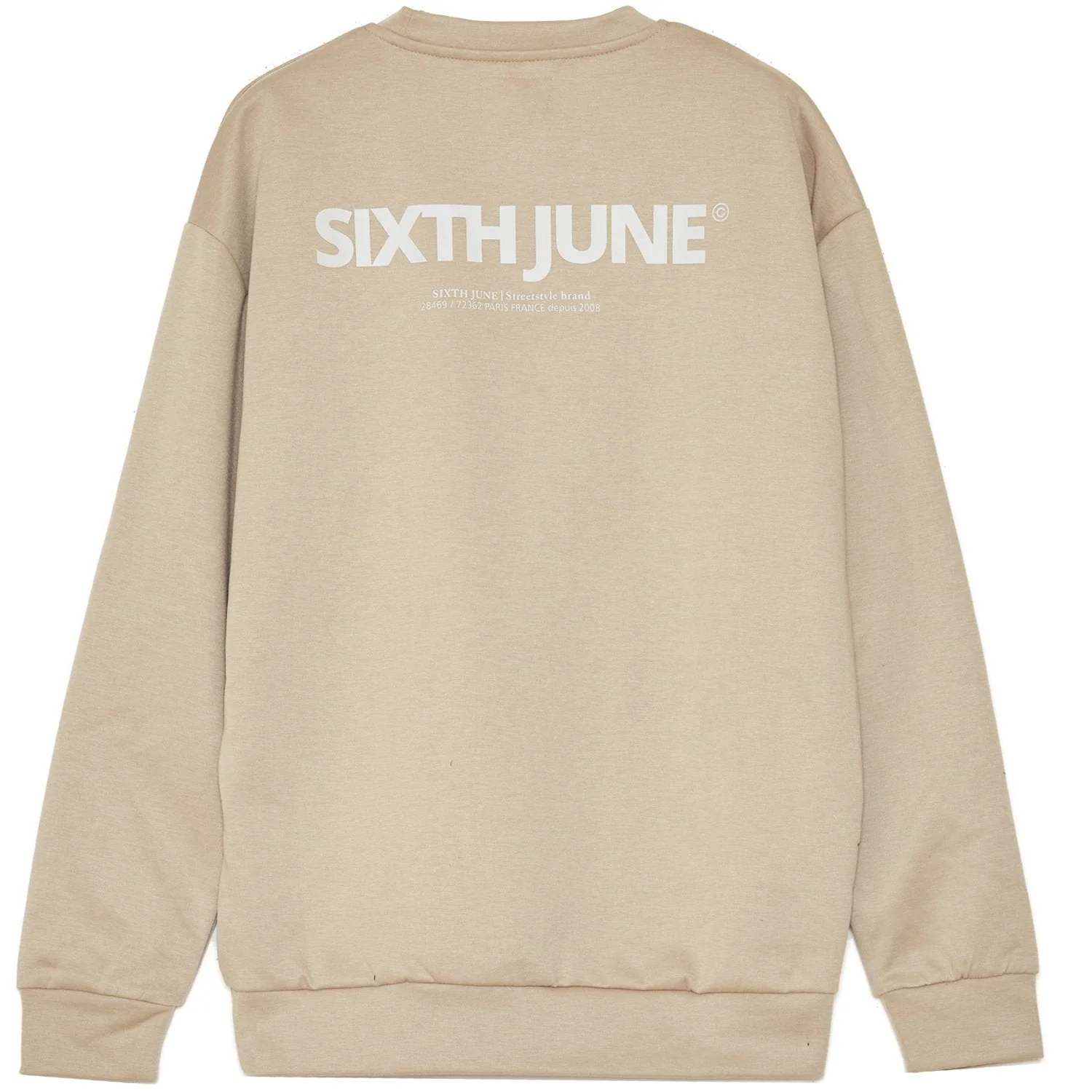 Sweat basique logo Beige - Image 7
