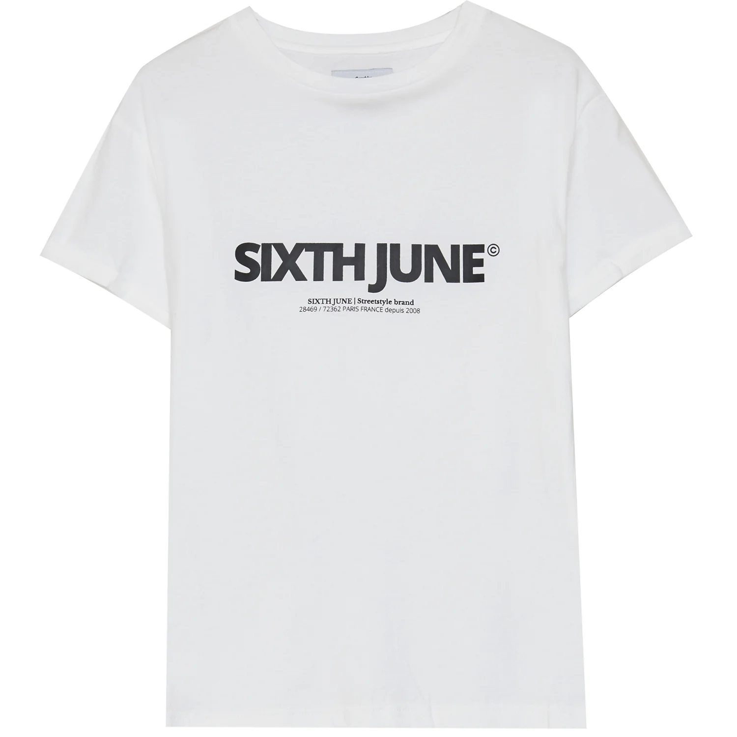 T-shirt logo Blanc